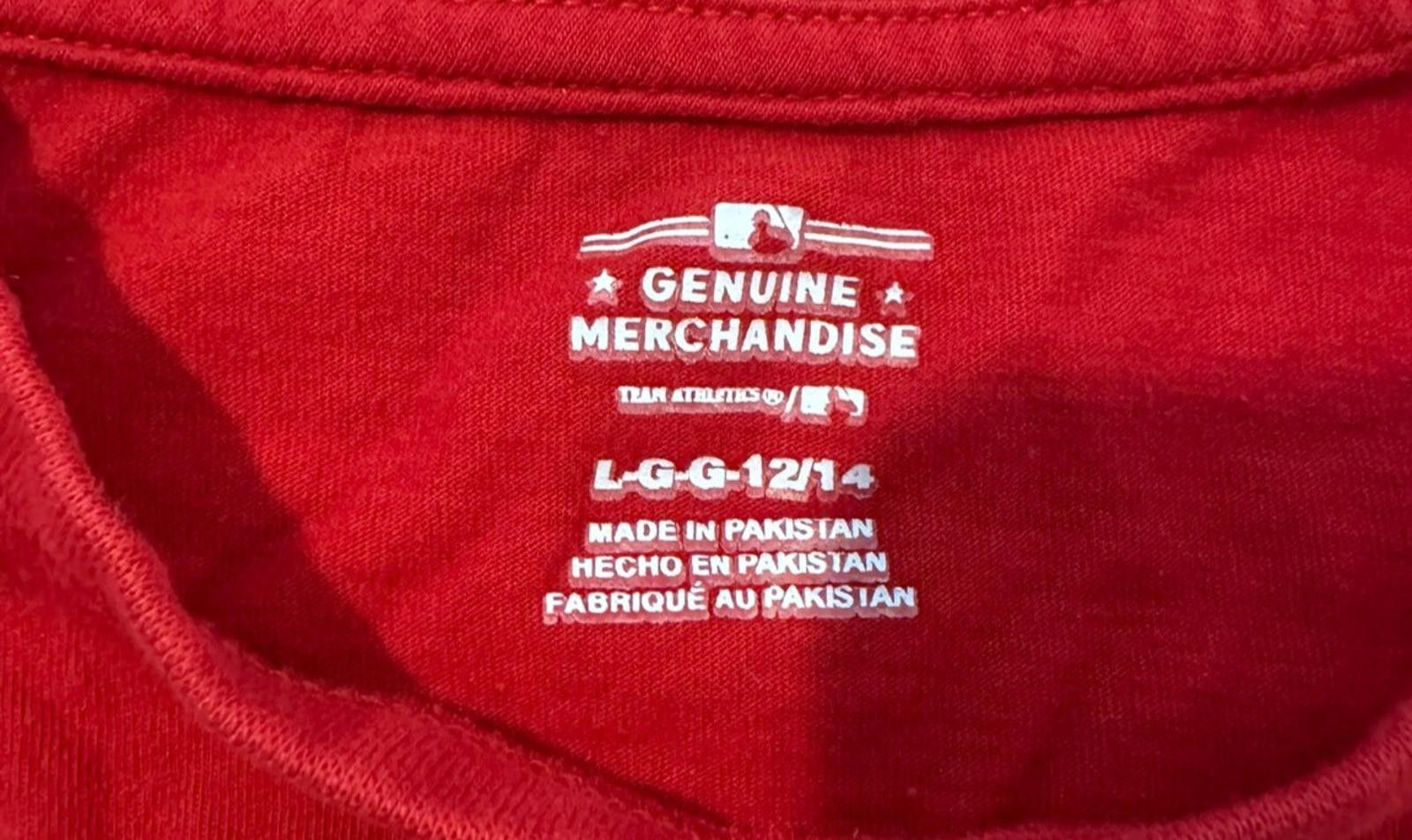 Designer MLB Los Angeles Angels Crop Tee – Women’s Size L (12/14) Size ONE SIZE - 3 Thumbnail