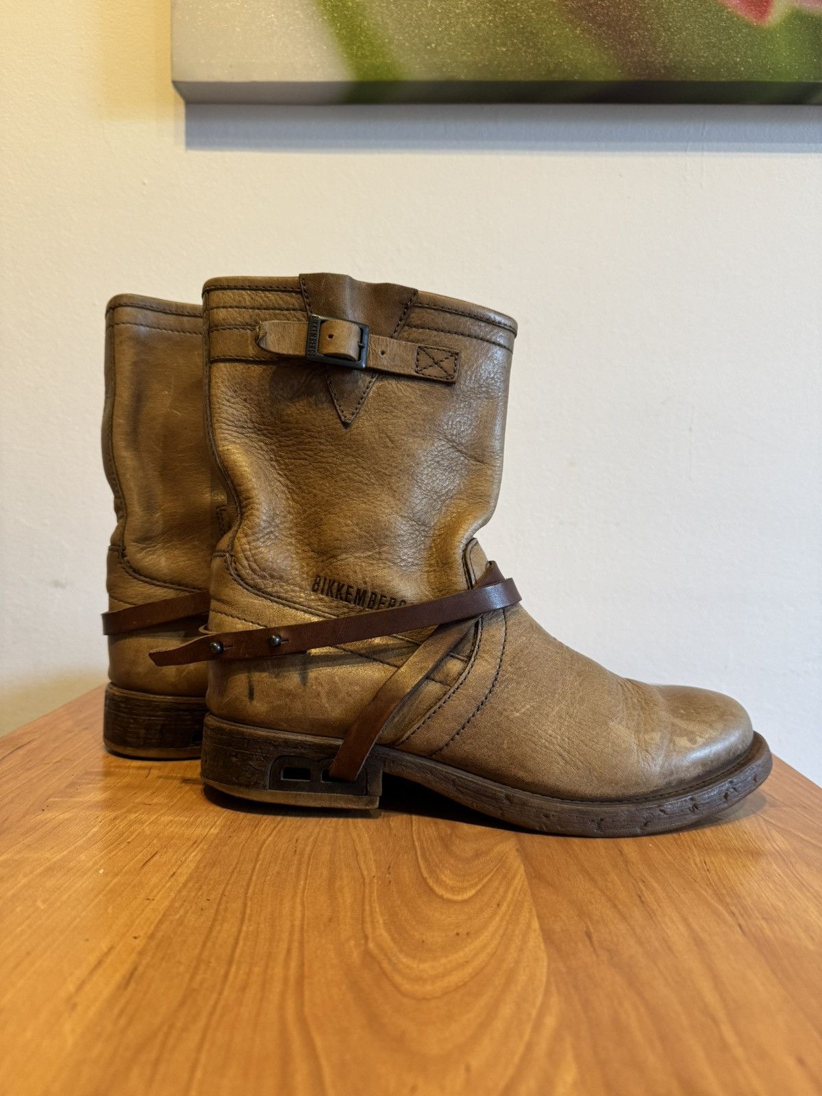 Dirk Bikkembergs Mens Dirk Bikkembergs lace strap boots lace thru Size US 6.5 / EU 39-40 - 2 Thumbnail