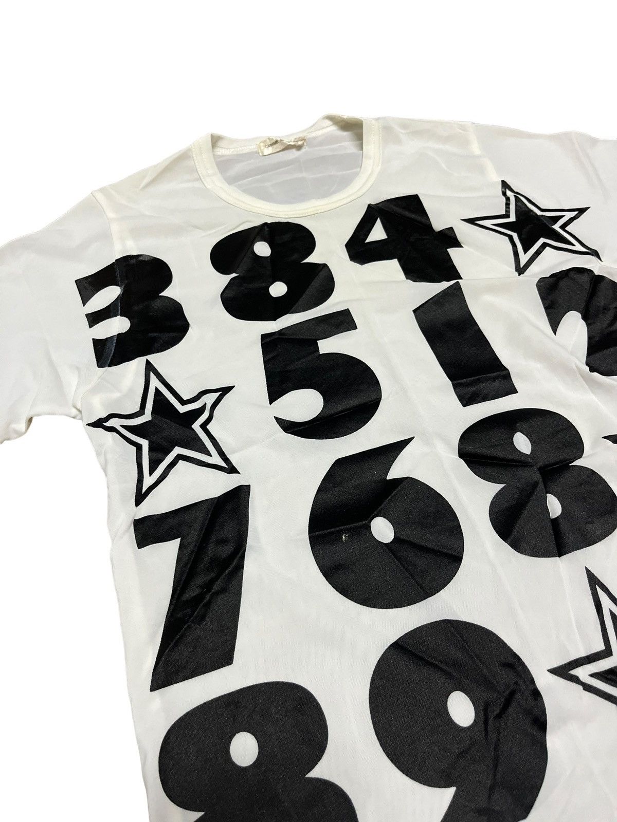 Comme des Garcons × Designer × Japanese Brand VINTAGE COMME DES GARCONS NYLON BIG NUMBERS LOGO SHIRTS Size S / US 4 / IT 40 - 2 Thumbnail