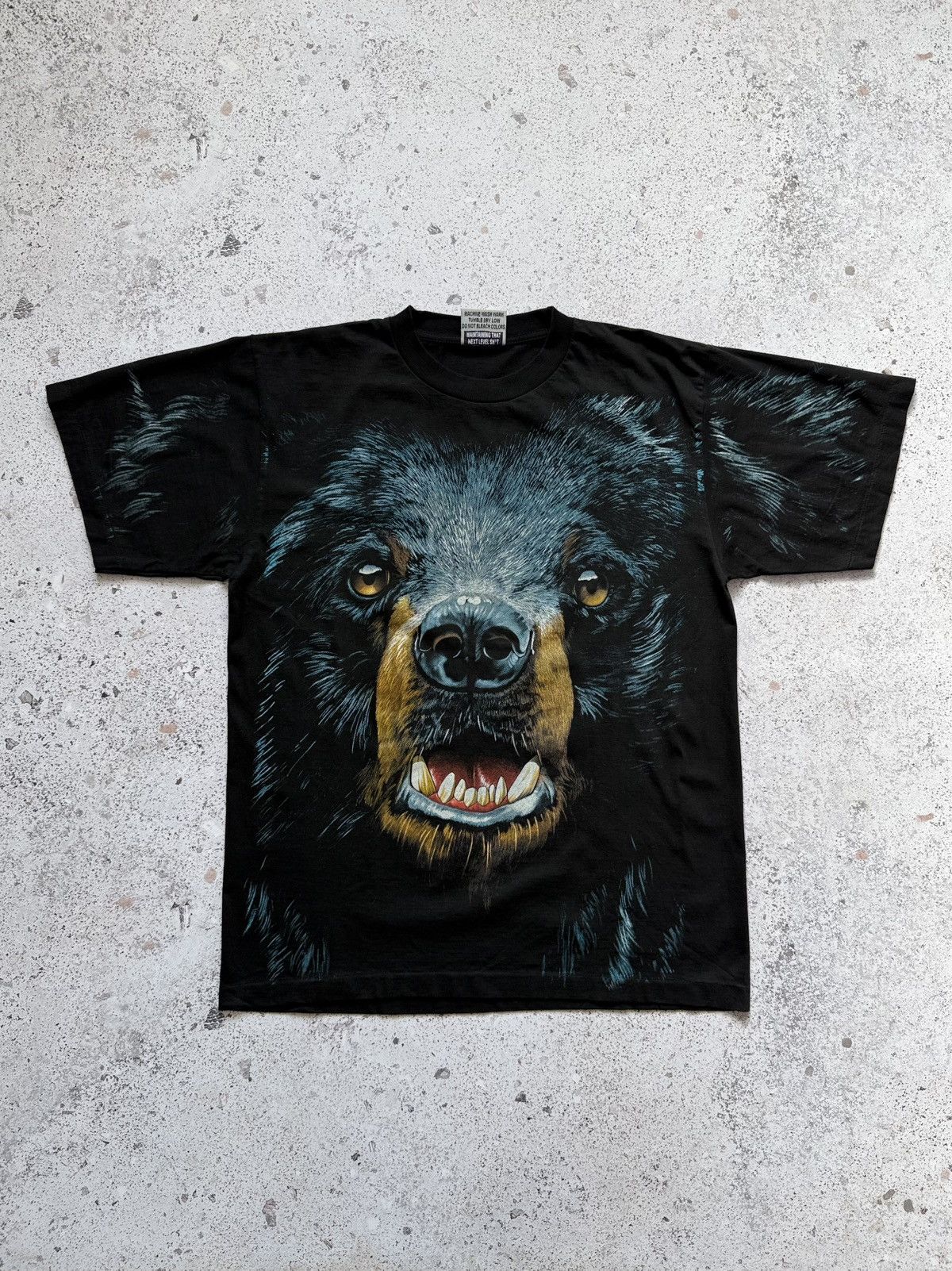 Vintage All over print Rottweiler 1997 tee Size US L / EU 52-54 / 3 - 1 Thumbnail