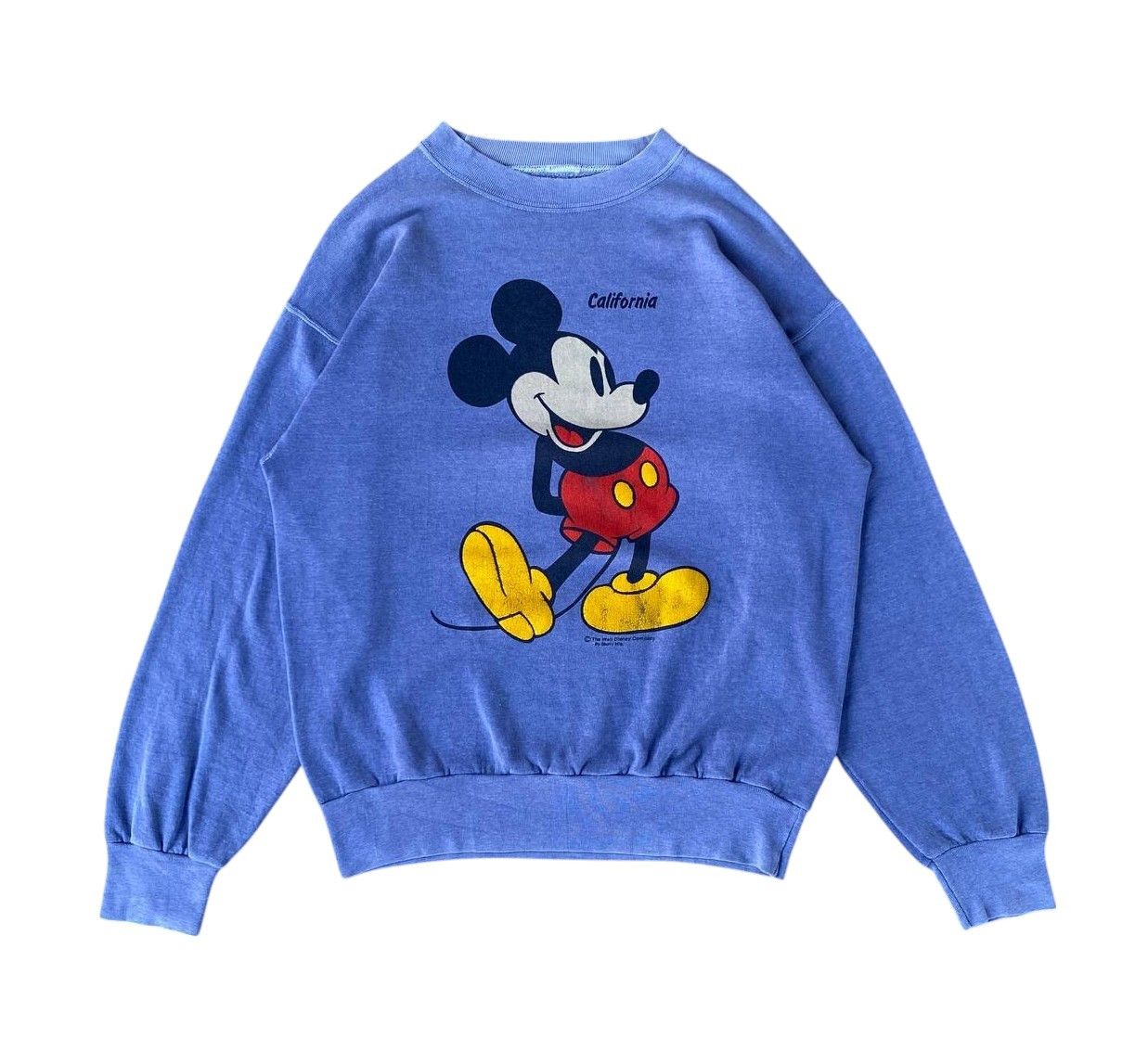 Vintage VINTAGE 80S MICKEY YELLOW SHOES FADED CREWNECK Size US M / EU 48-50 / 2 - 3 Thumbnail