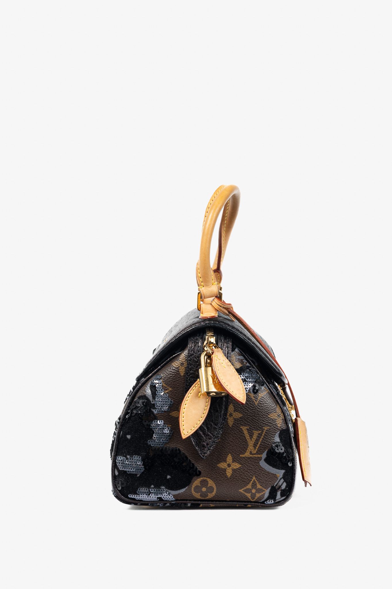 Louis Vuitton Louis Vuitton AW10 Carrousel Monogram Fleur de Jais Handbag Size ONE SIZE - 3 Thumbnail