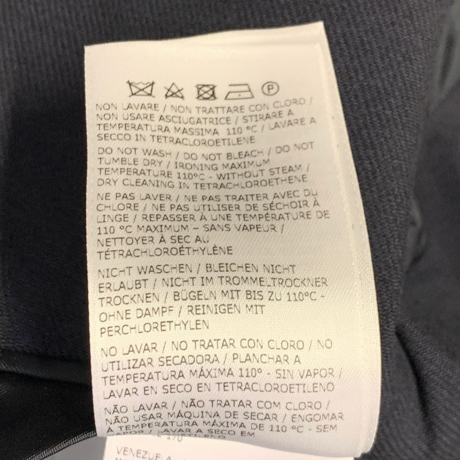 Salvatore Ferragamo Size 42 Navy Twill Virgin Wool Cotton Sport Coat Size 42R - 14 Thumbnail