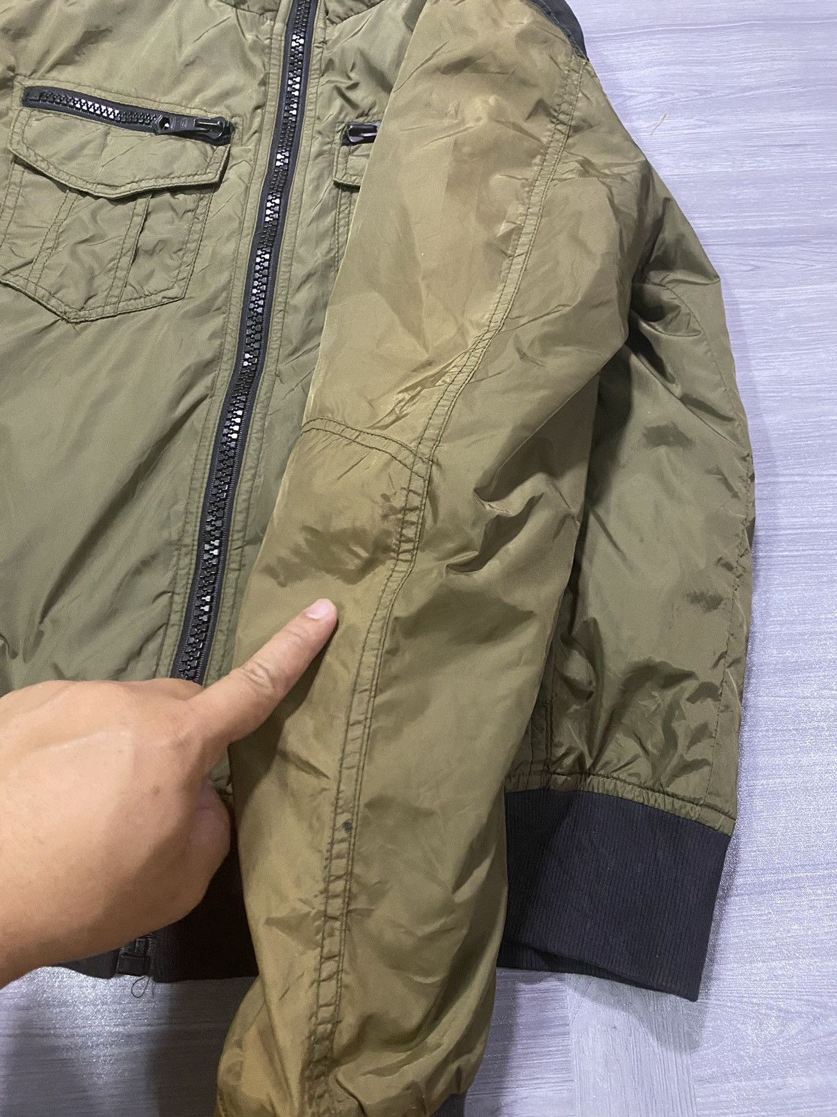 BUCKAROO Buckaroo Khaki Vintage Utility Men’s Nylon Jacket Size US XL / EU 56 / 4 - 17 Thumbnail