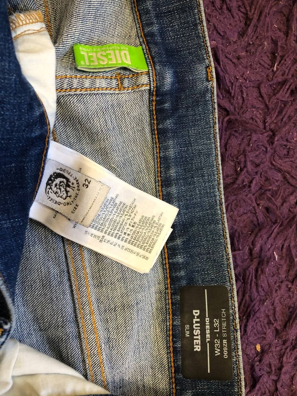 Diesel Diesel D-Luster Slim Denim Jeans Size US 32 / EU 48 - 3 Thumbnail