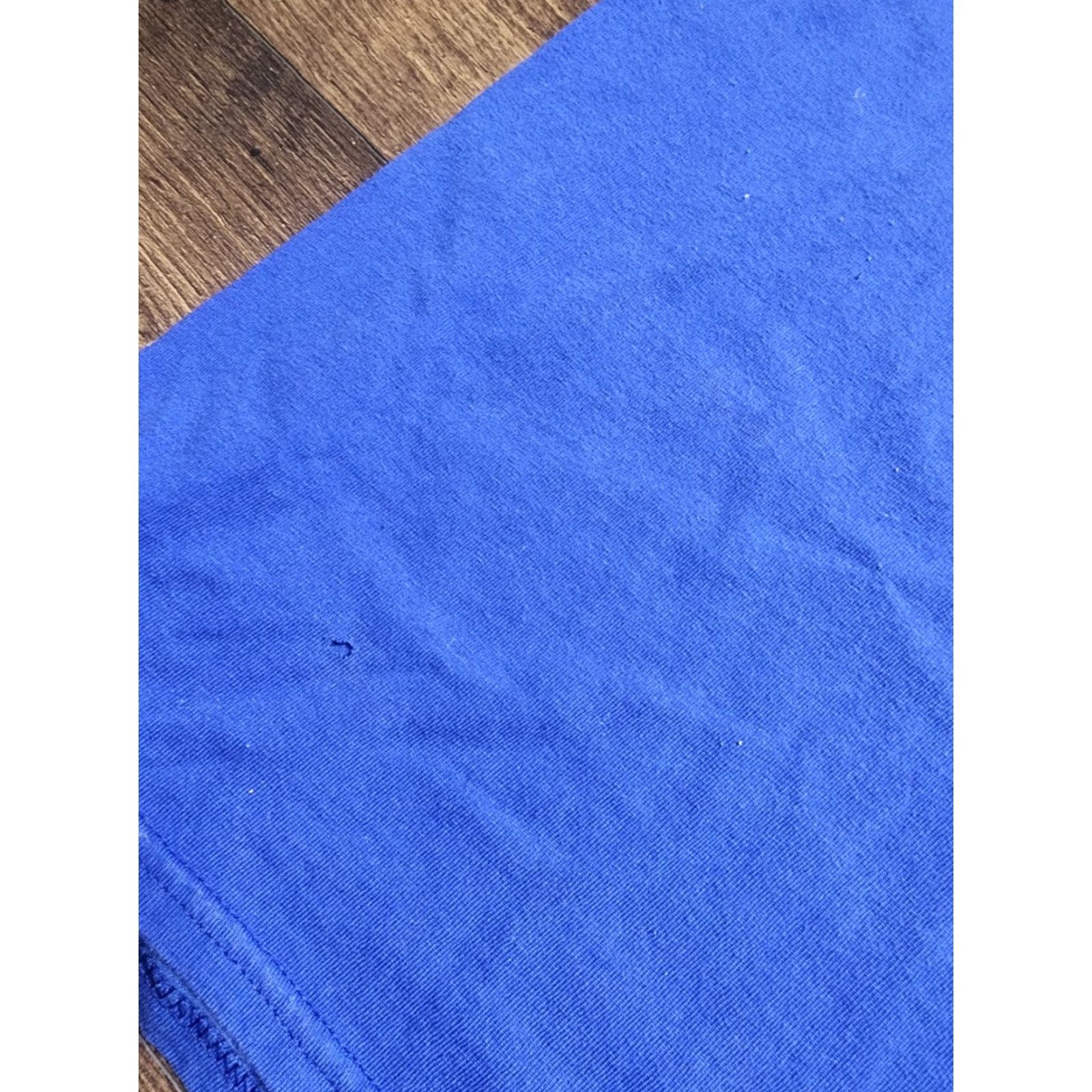 Jerzees VINTAGE 90s Jerzees Lumberjacks T Shirt Mens L Blue Graphic Tee Distressed 1990s Mens Size US L / EU 52-54 / 3 - 7 Thumbnail
