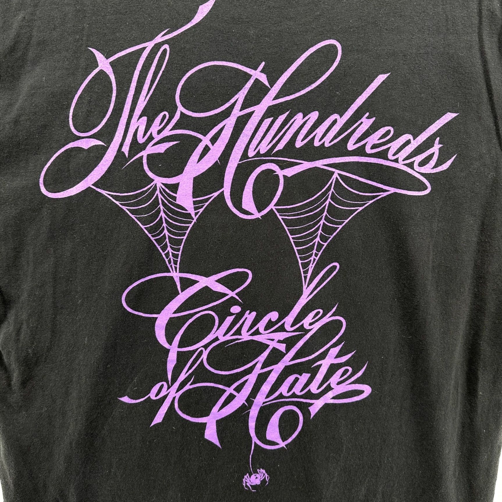 The Hundreds The Hundreds Circle of Hate Snake Spider Web T Shirt Mens Large Black Size US L / EU 52-54 / 3 - 6 Thumbnail