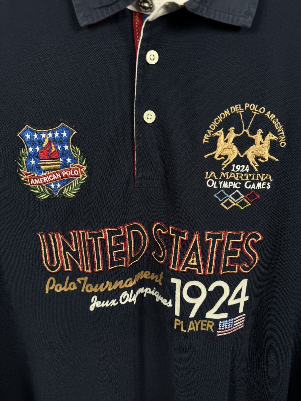 La Martina La Martina United States long sleeve polo sweatshirt XL Size US XL / EU 56 / 4 - 5 Thumbnail