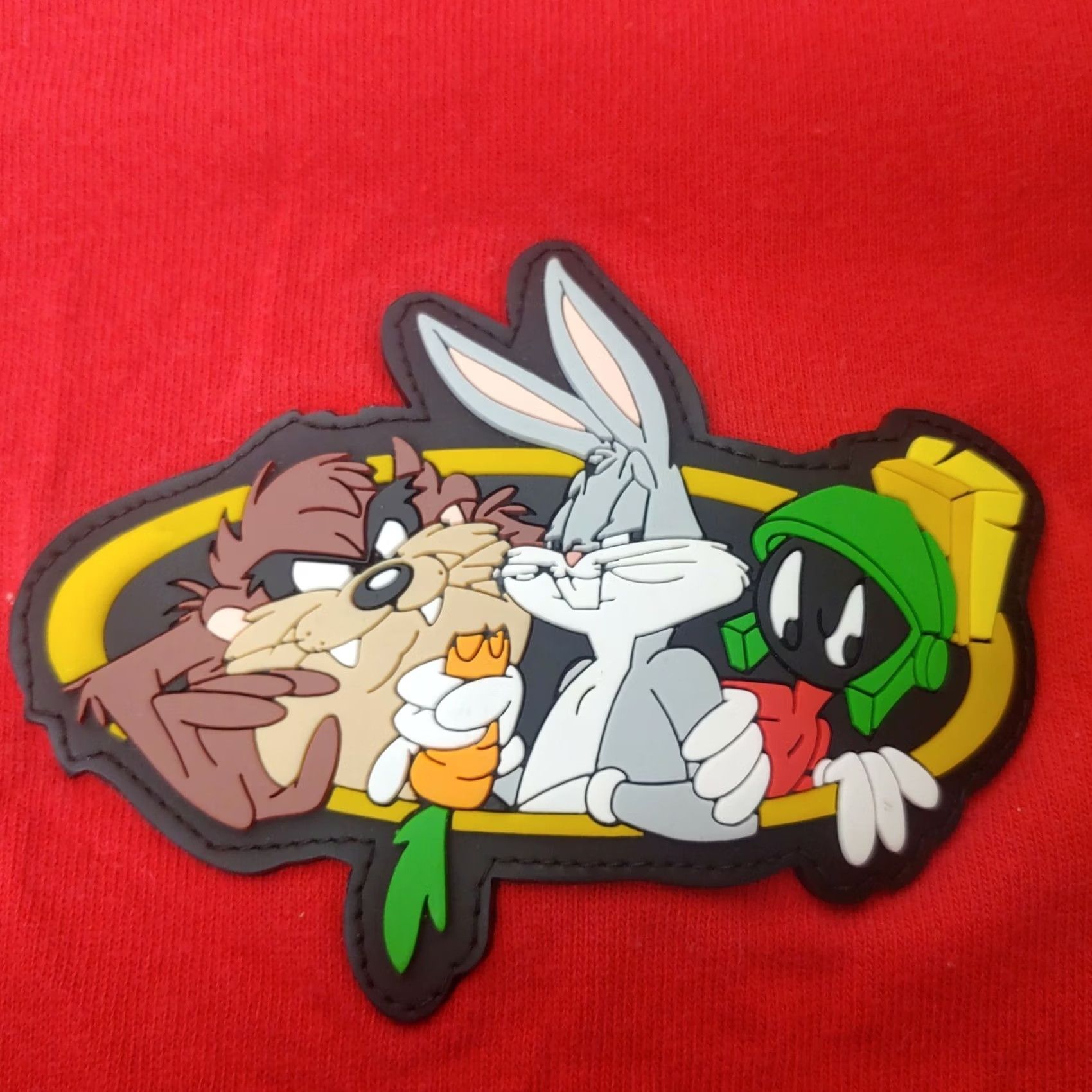 Vintage VINTAGE Warner Brothers Studio Store Shirt M Bugs Bunny Taz Marvin The Martian 90s Cartoon Red Shirt Mens Size US M / EU 48-50 / 2 - 4 Thumbnail