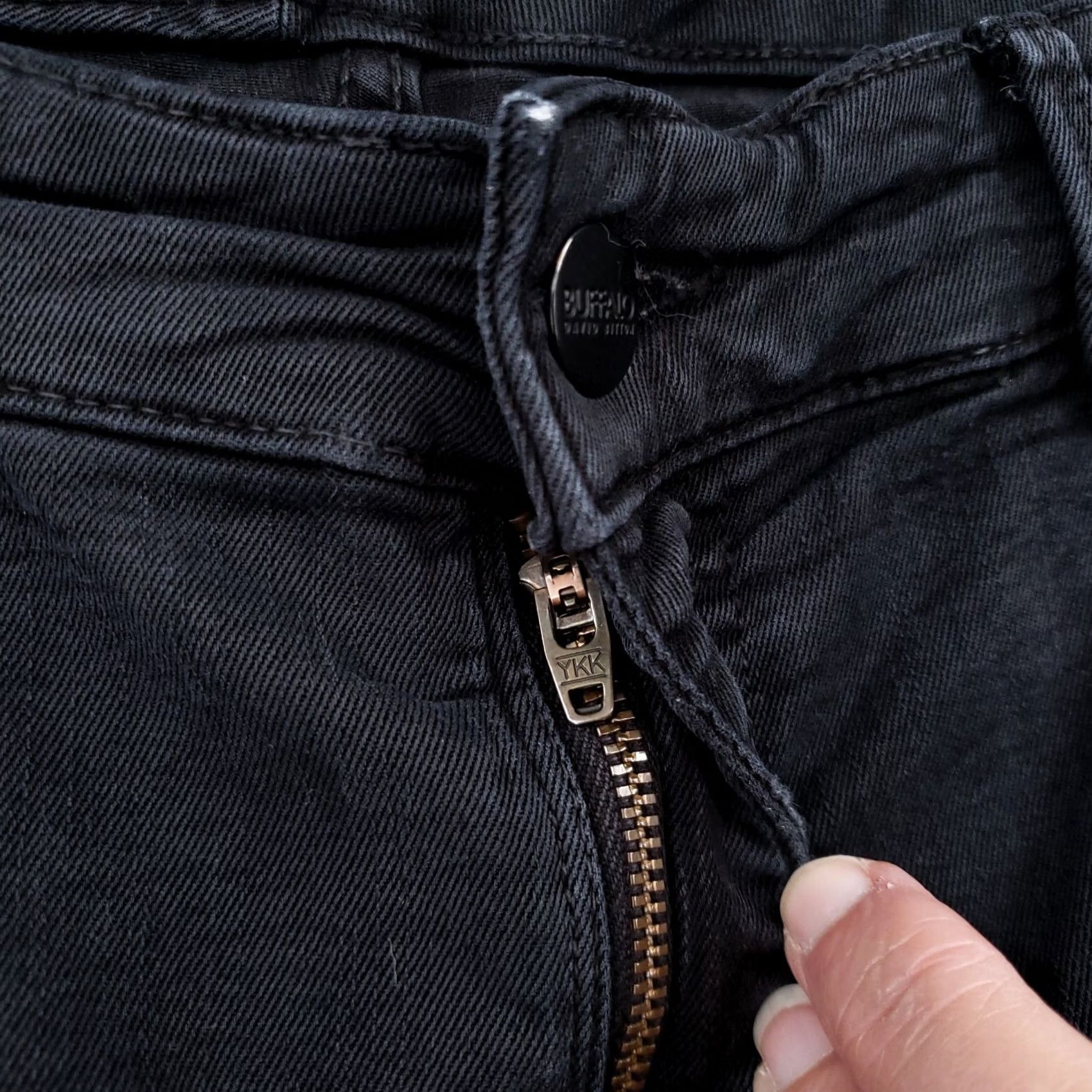 Buffalo David Bitton Buffalo David Bitton Jeans Womens 32 Skinny Dark Wash Black Denim Size 24" / US 00 / IT 34 - 7 Thumbnail