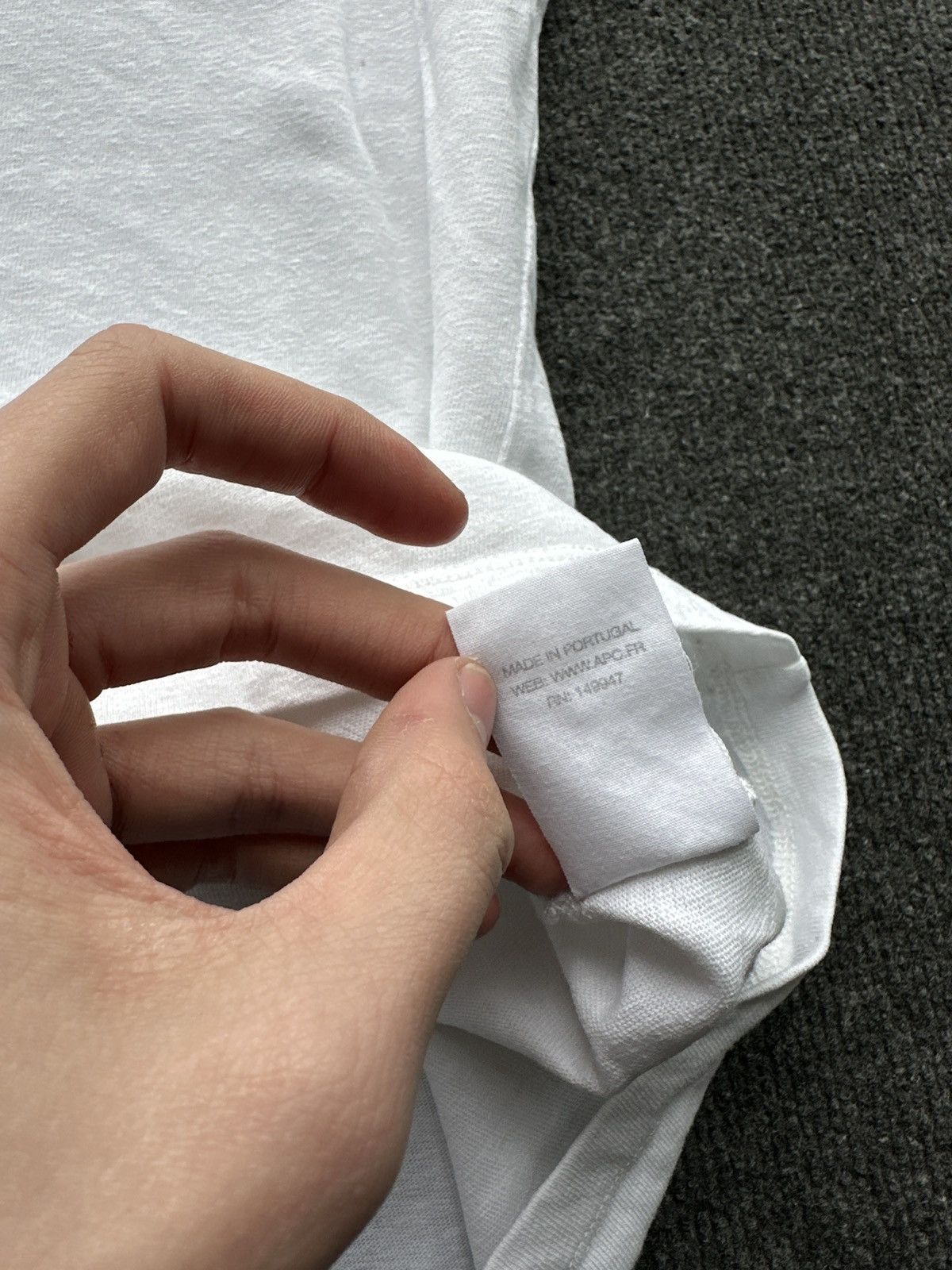 A.P.C. GRAIL 🚨 APC VIRGILE TEE BIG LOGO WHITE RARE Y2K A.P.C. Size US XL / EU 56 / 4 - 11 Thumbnail