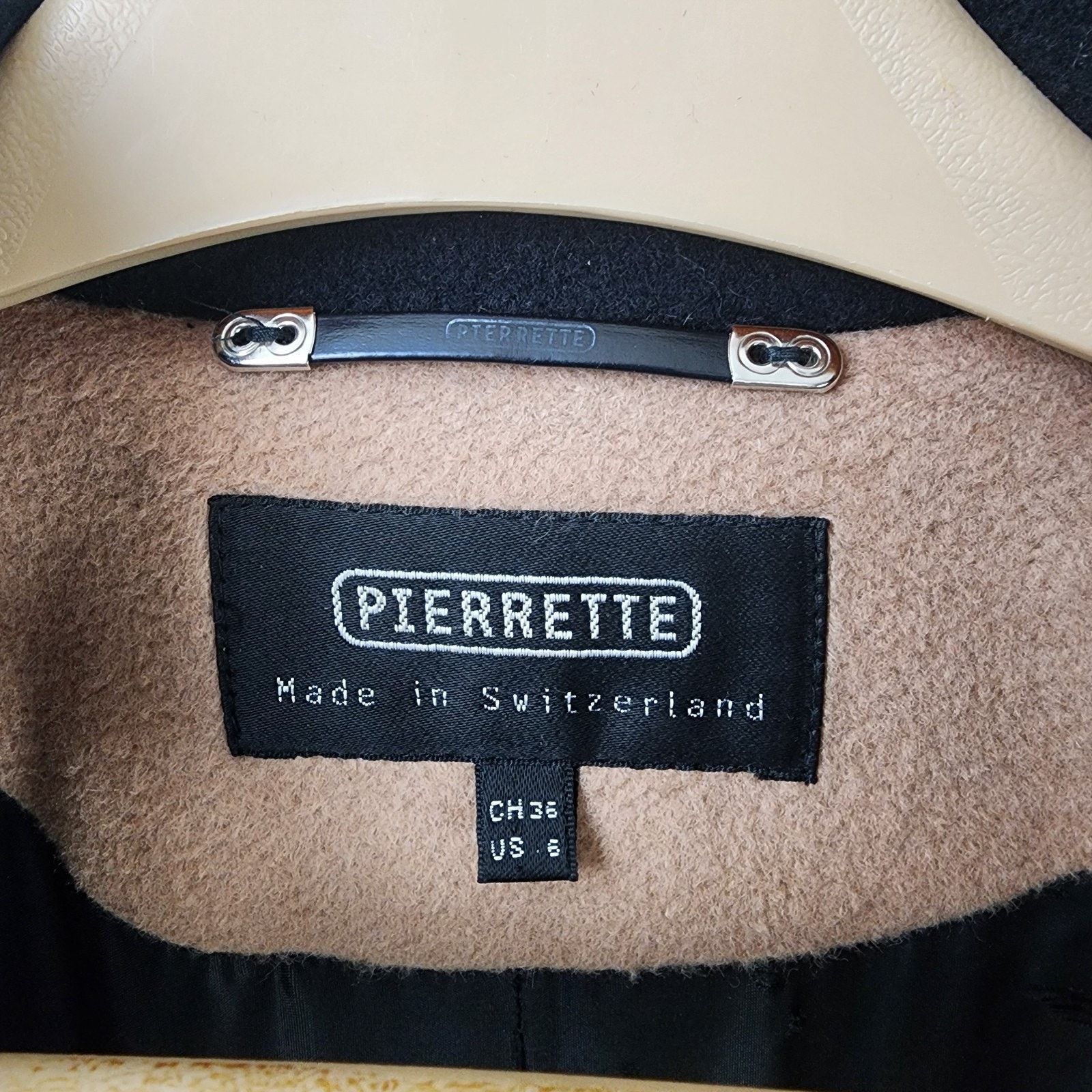 Other Pierrette Black Superangora Wool Cashmere Overcoat Size 6 Size M / US 6-8 / IT 42-44 - 10 Thumbnail