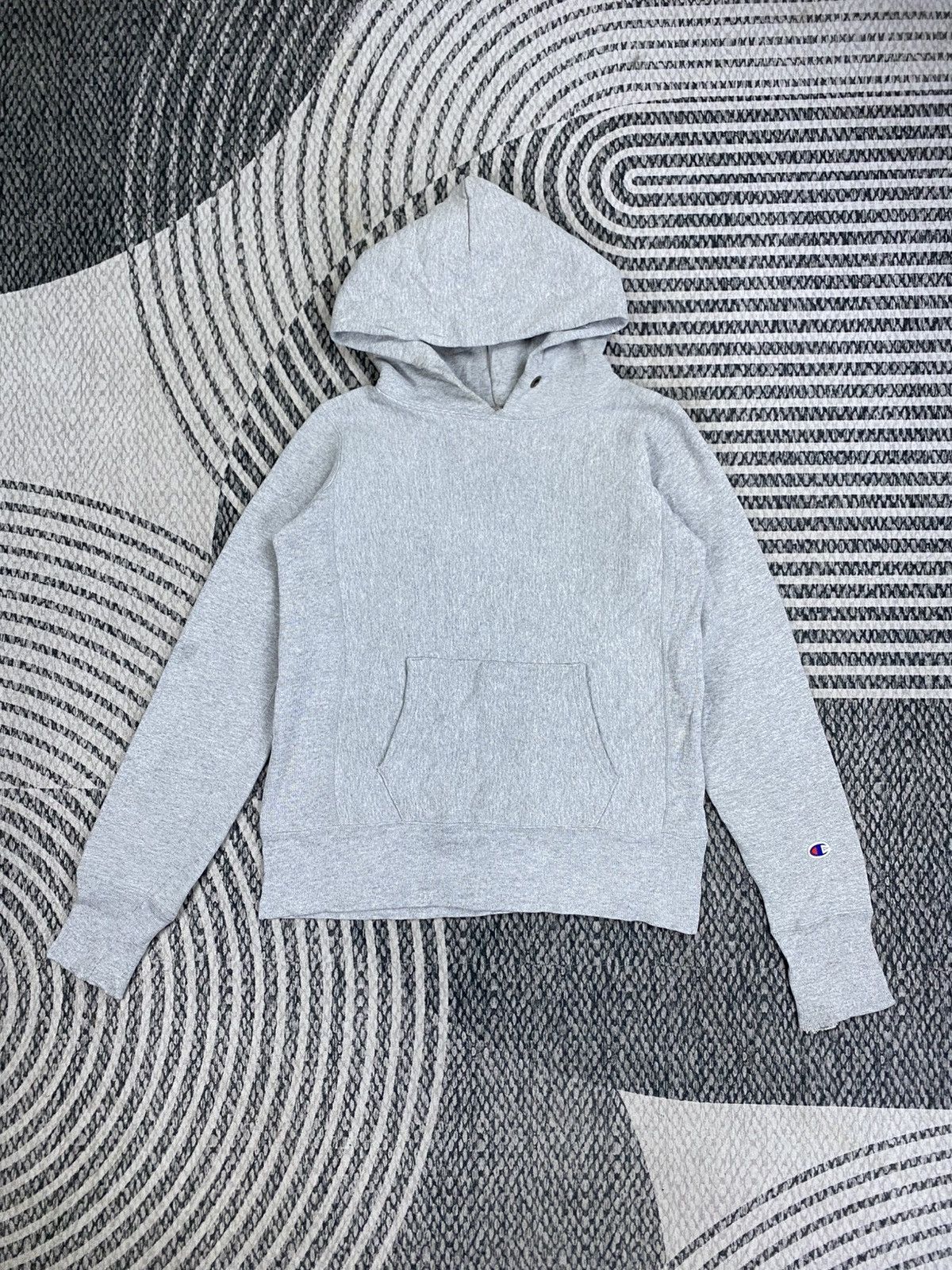 Champion 🔥Vintage Champion Reverse Weave Plain Gray Hoodie Size US S / EU 44-46 / 1 - 1 Thumbnail