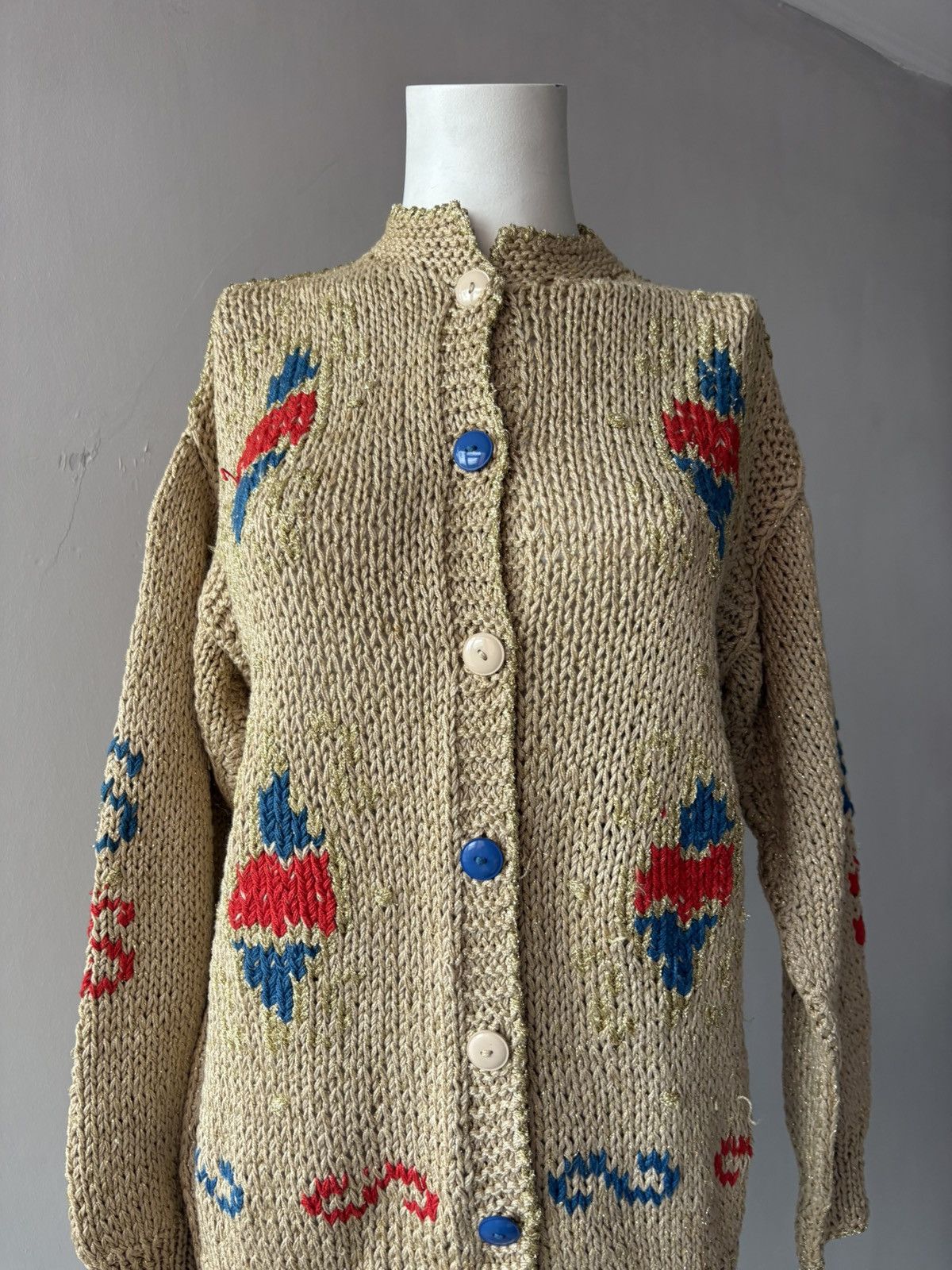 Vintage Parisian cardigan Size L / US 10 / IT 46 - 9 Thumbnail