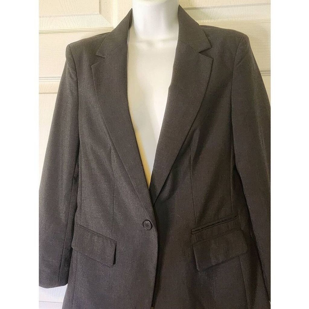 American Eagle Outfitters American Eagle Outfitters gray Blazer Size S / US 4 / IT 40 - 2 Thumbnail