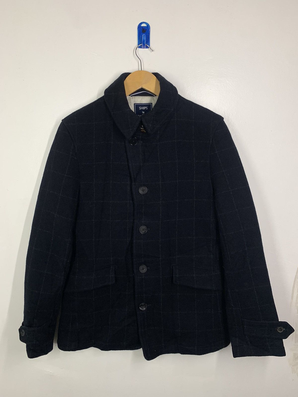 Japanese Brand SHIPS Checkered Jacket