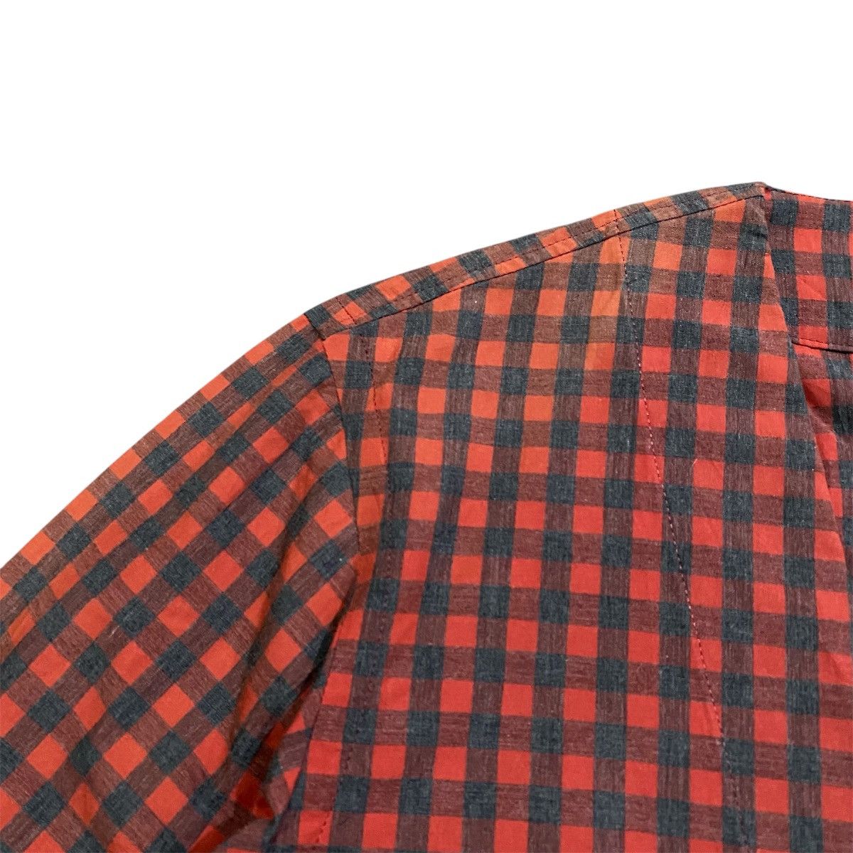 Needles ‼️LAST DROP‼️Needles Longline Gingham Cardigan Collarless Red Size US S / EU 44-46 / 1 - 11 Thumbnail