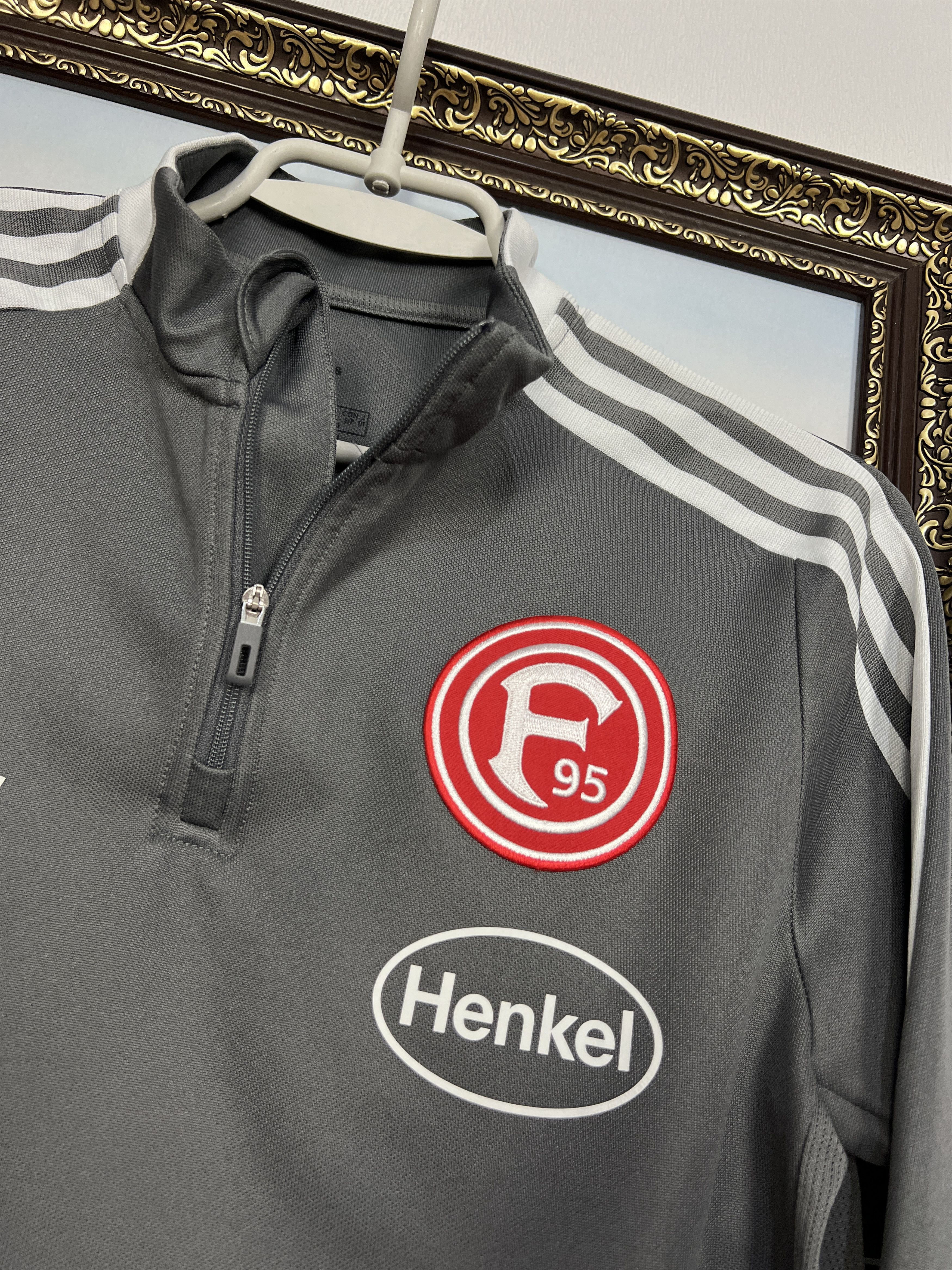 Adidas Fortuna Dusseldorf Football Train Jacket Soccer Track Top Size US S / EU 44-46 / 1 - 3 Thumbnail