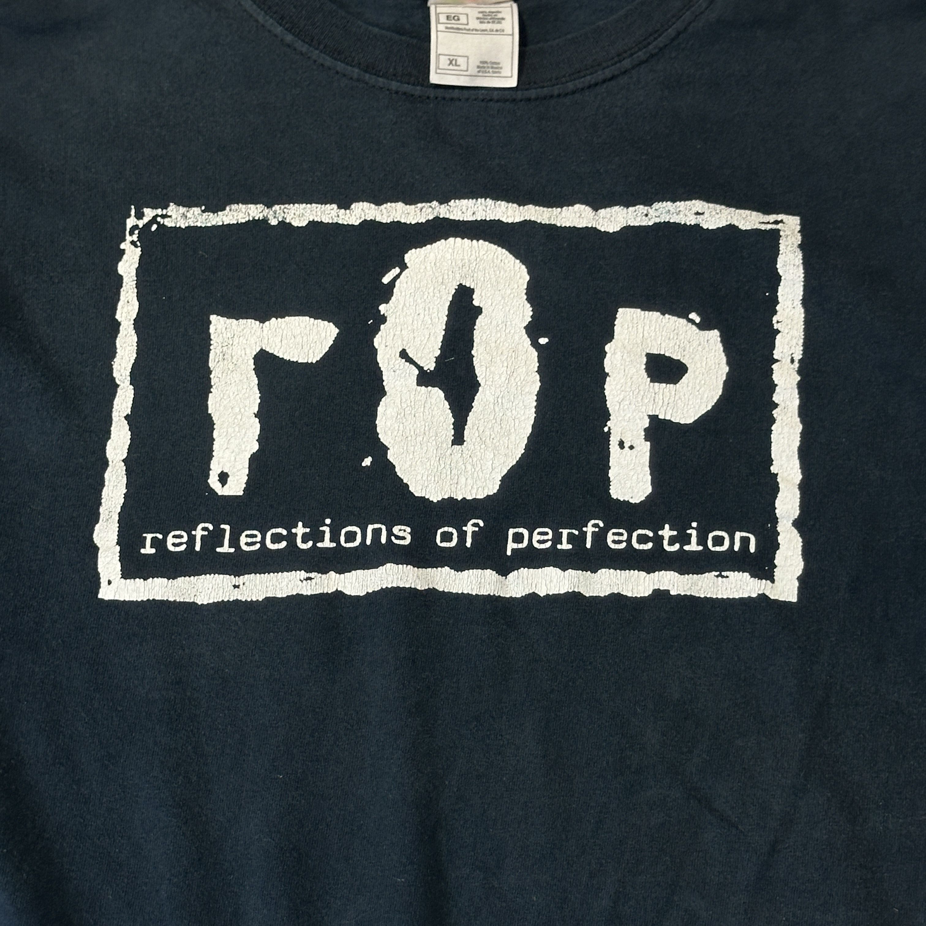 Fruit Of The Loom Vintage Reflections of Perfection Graphic T-Shirt Size XL GOD Jesus Size US XL / EU 56 / 4 - 2 Thumbnail