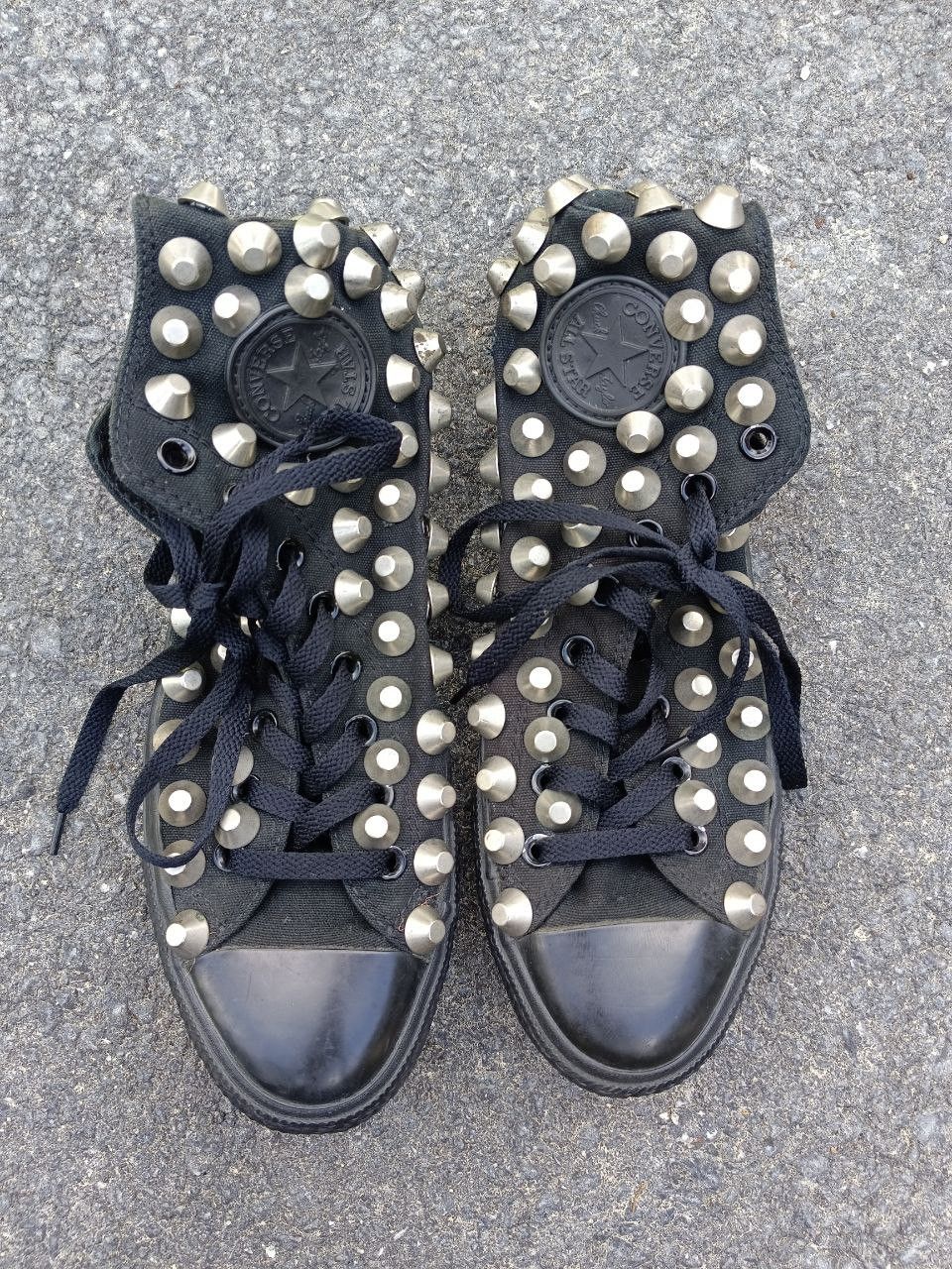 Converse CONVERSE BLACK STUDDED Size US 9 / EU 42 - 2 Thumbnail