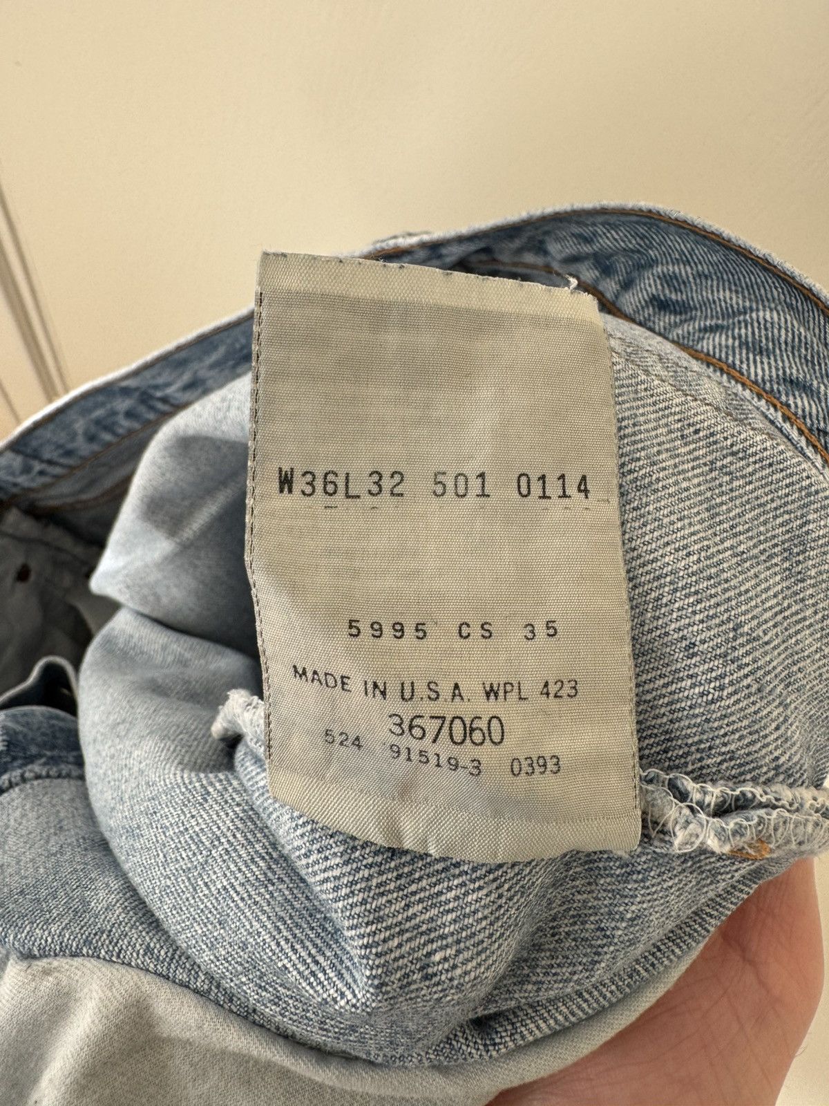 Levi's Vintage Levi’s 501 made in U.S.A. Size US 36 / EU 52 - 6 Thumbnail