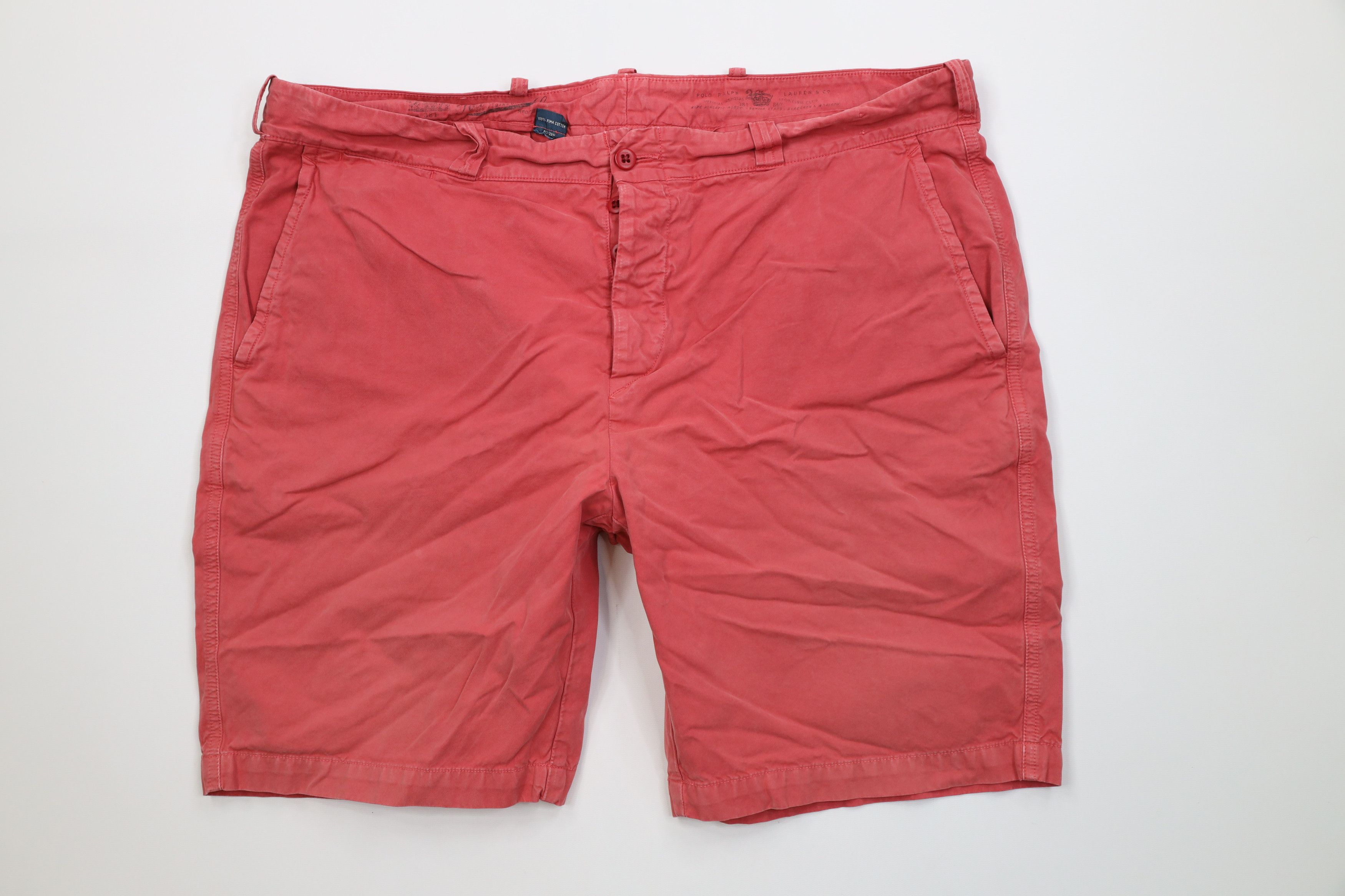 Ralph Lauren Vintage 90s Ralph Lauren Fly GI Surplus Crest Shorts Red Size US 38 / EU 54 - 1 Thumbnail