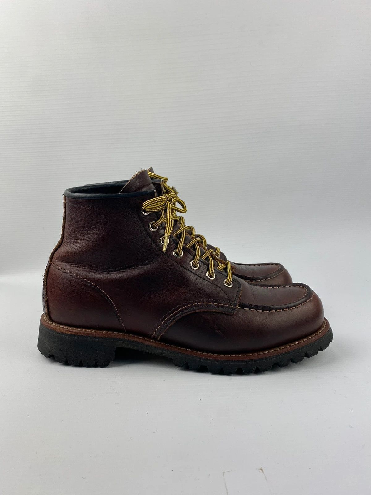 Leather × Red Wing Red Wing Roughneck Moc Toe Work Boots 8146 made in usa Size US 8.5 / EU 41-42 - 10 Thumbnail