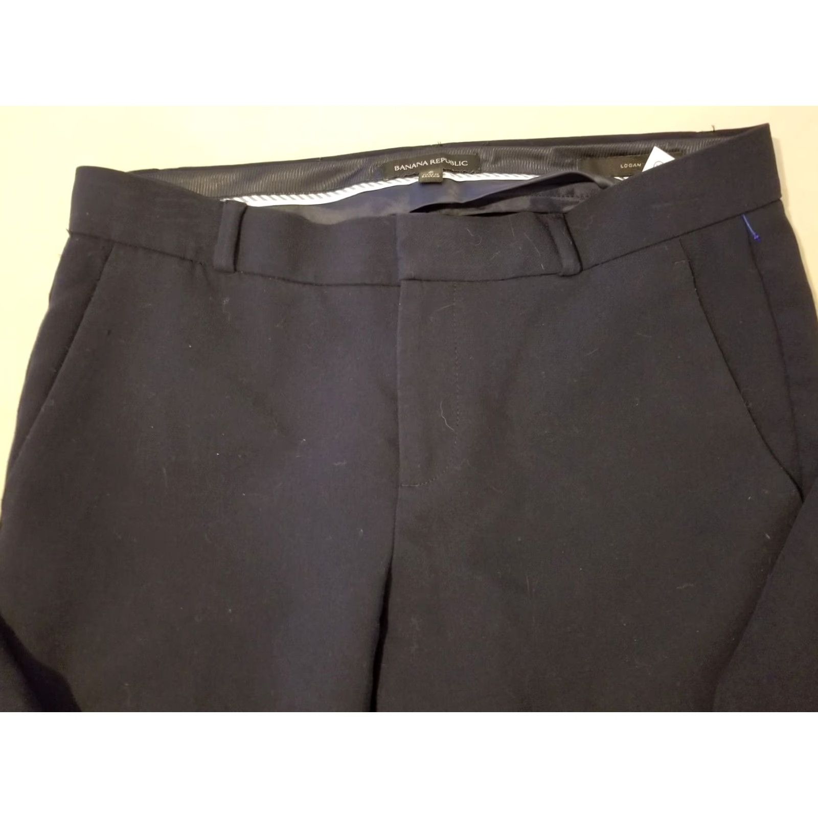 Banana Republic Banana Republic Dress Pants Womens 6 Navy Blue Khaki Chino Trousers Slacks Style Dress Pants Women Blues New title: Size 28" / US 6 / IT 42 - 4 Thumbnail