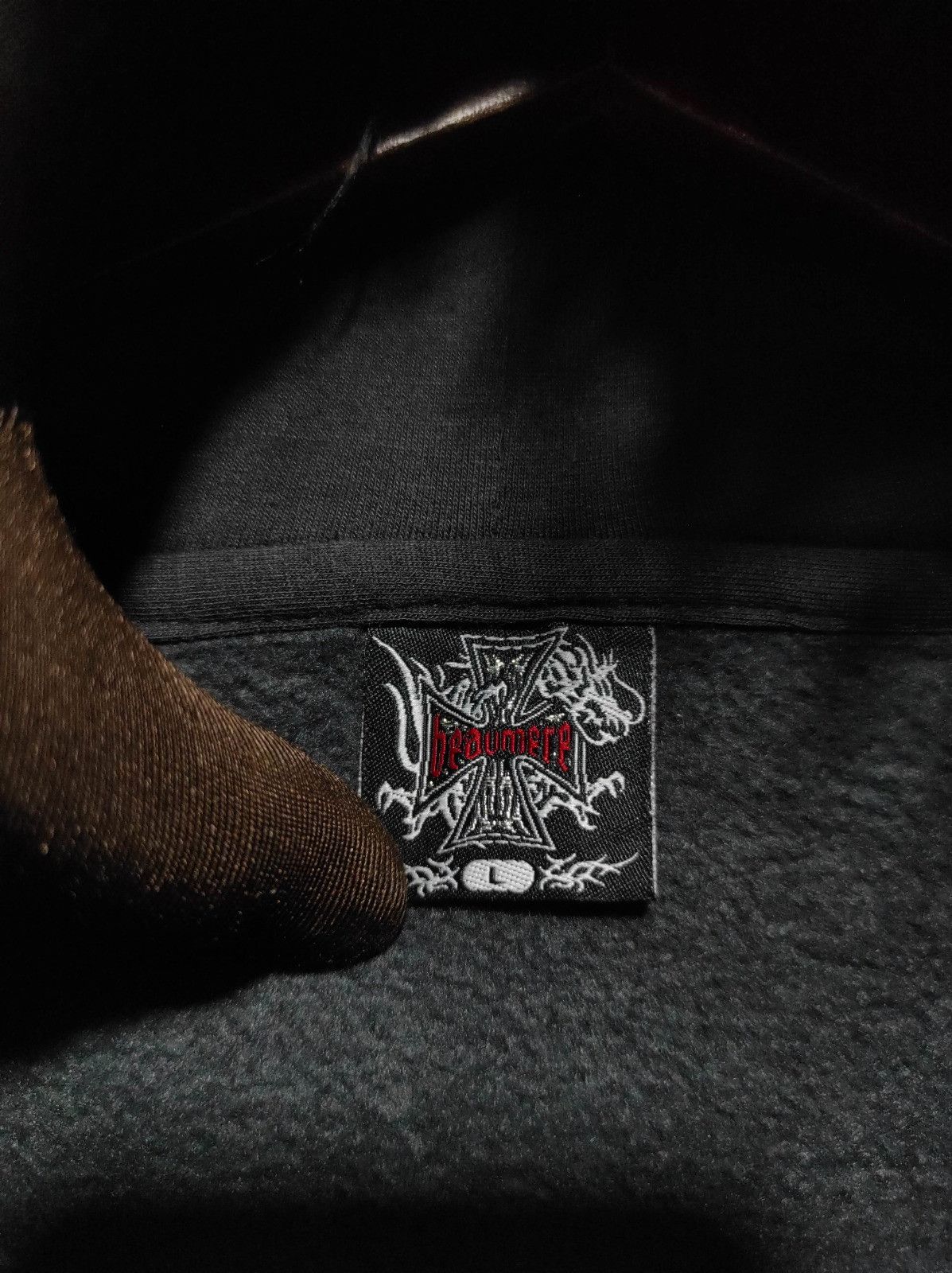 Affliction Beaumere Cross poem zip fur hoodie ifsix LGB style Size US L / EU 52-54 / 3 - 11 Thumbnail