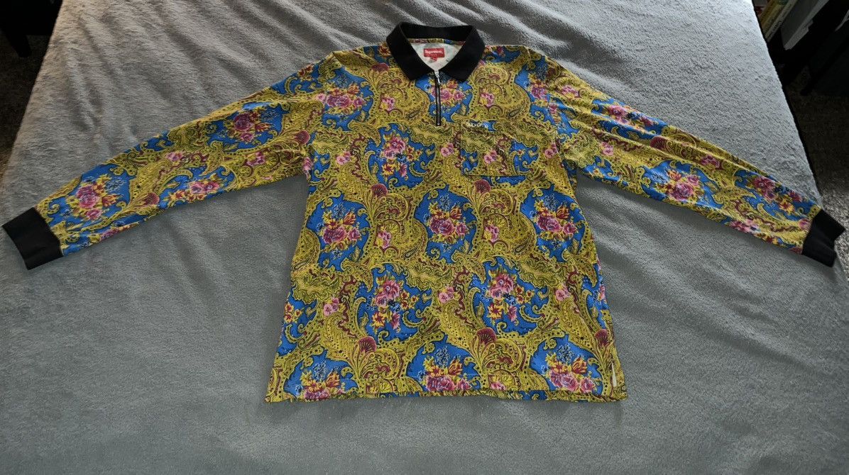 Supreme Supreme Paisley Polo Size US L / EU 52-54 / 3 - 7 Thumbnail