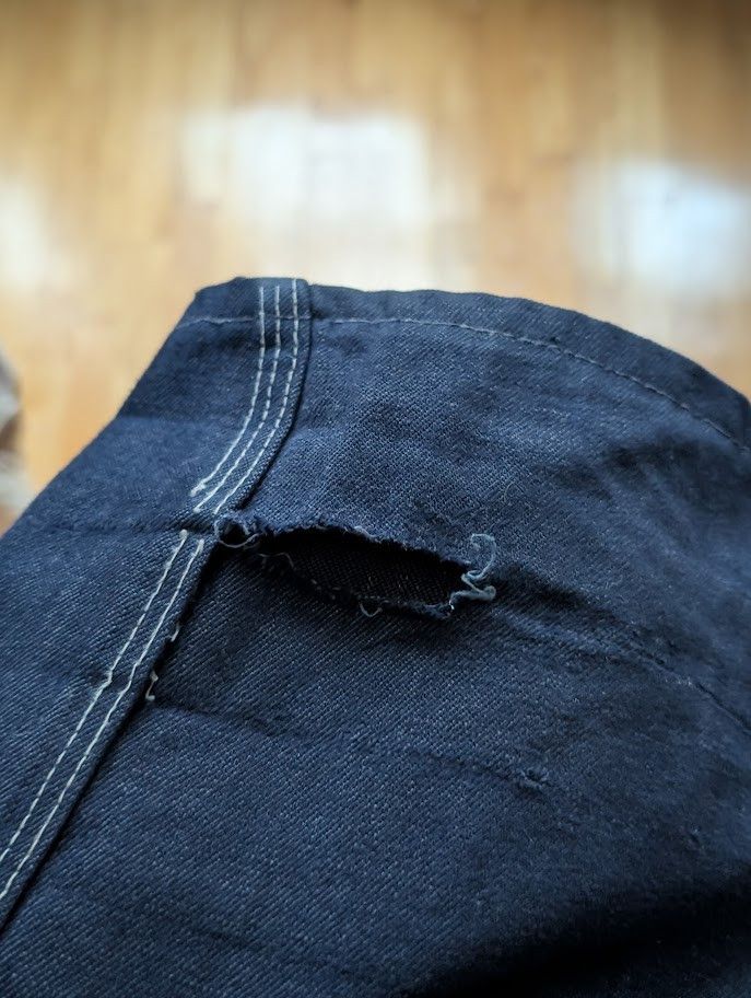 Bare Knuckles × Sears × Vintage 1960s Sears Darkwash Denim Carpenter Jeans Size US 38 / EU 54 - 10 Thumbnail