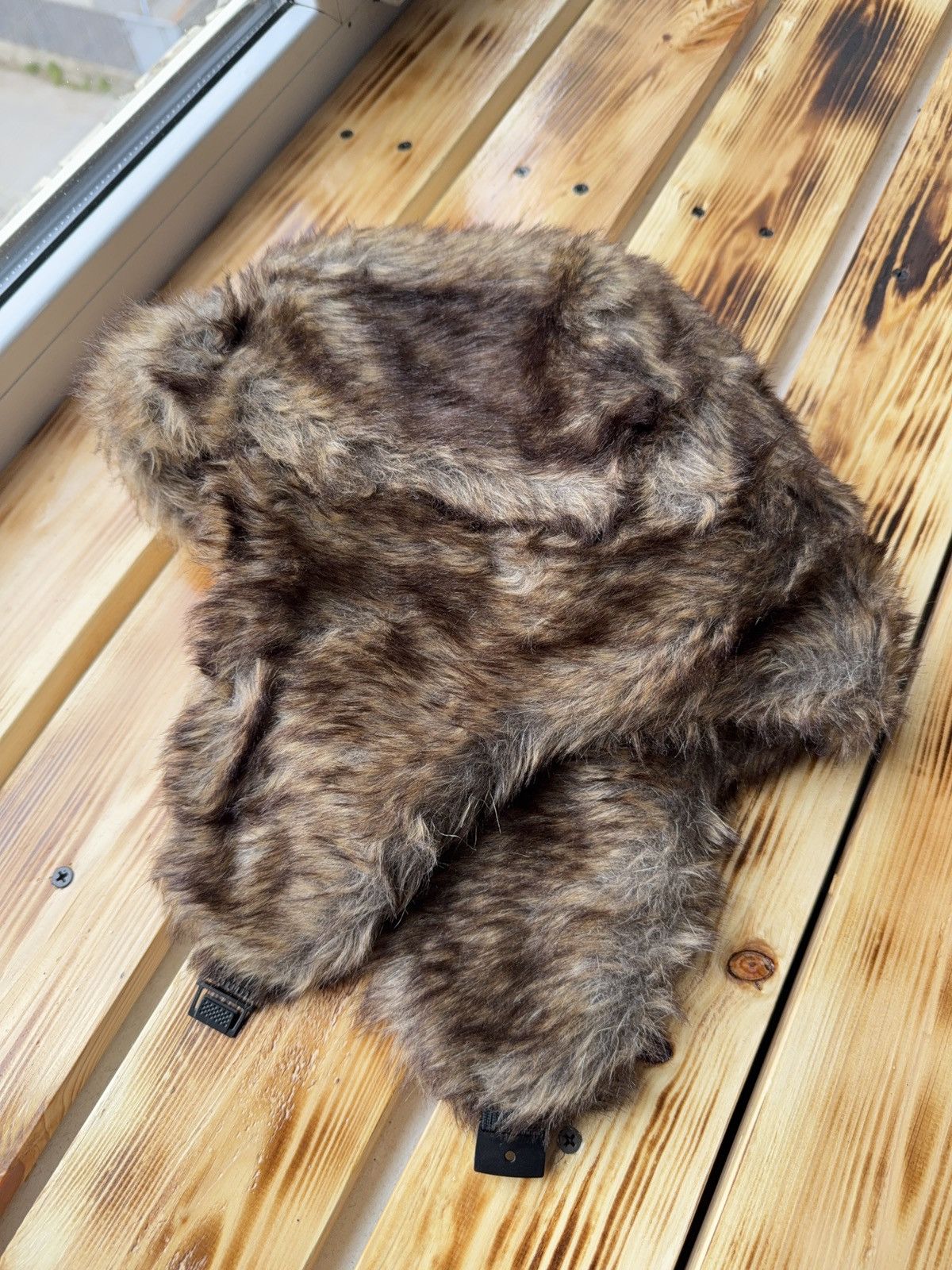 Le Grande Bleu (L.G.B.) Vintage Y2K Fuzzy Fur Ushanka Hat if six was nine LGB Style Size ONE SIZE - 2 Thumbnail