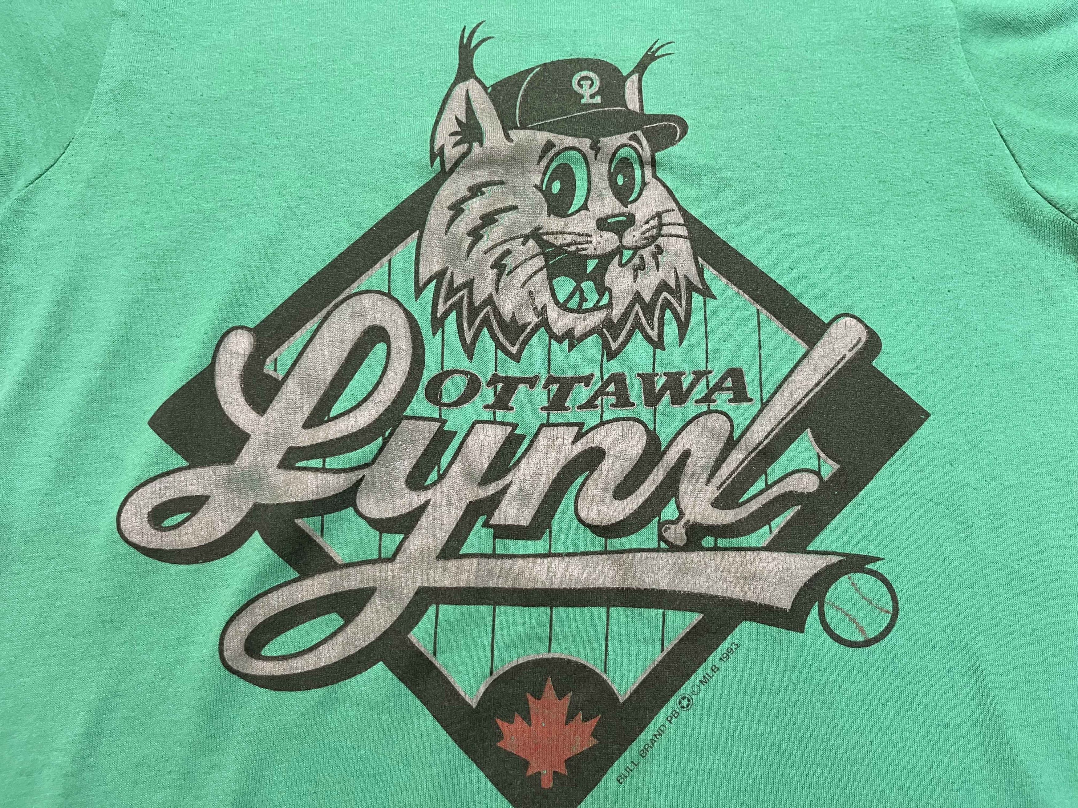 Vintage Vintage 1993 Ottawa Lynx Minor League Baseball T-Shirt Size US S / EU 44-46 / 1 - 2 Thumbnail