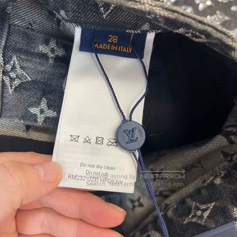 Louis Vuitton Louis Vuitton Limited logo full diamond jeans Size US 28 / EU 44 - 5 Thumbnail