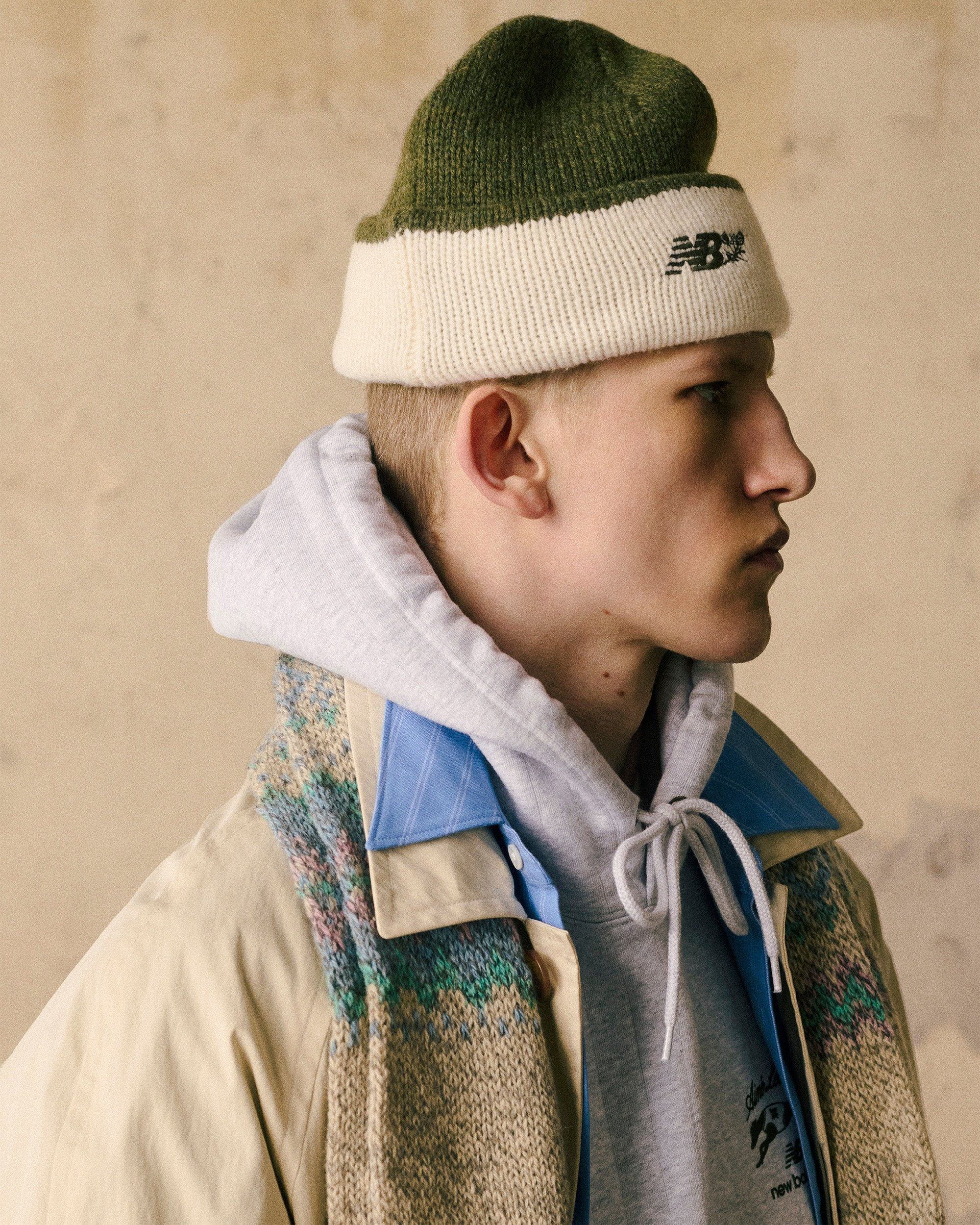 Aime Leon Dore × New Balance ALD / New Balance 997 Two Tone Wool Beanie Size ONE SIZE - 9 Thumbnail