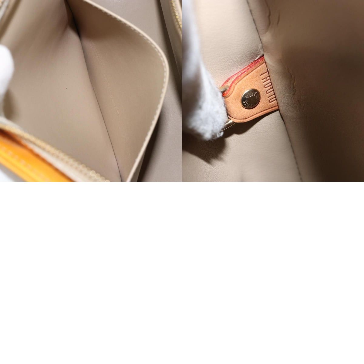 Louis Vuitton LOUIS VUITTON Monogram Vernis Houston Hand Bag Beige M91004 Size ONE SIZE - 13 Thumbnail