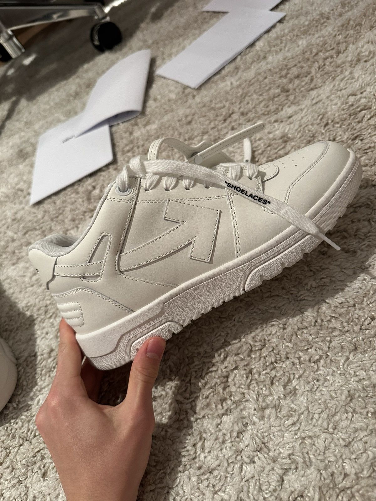 Off-White Off white out of office triple white sole Size US 9.5 / EU 42-43 - 10 Thumbnail