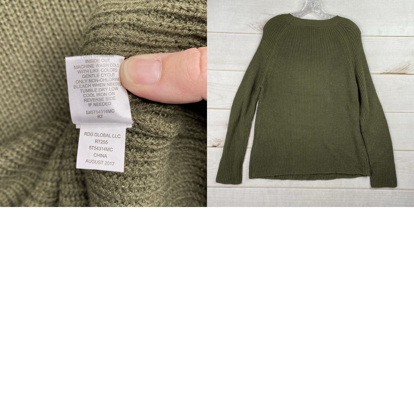 Vintage FRESHMAN 1996 Sweater Womens M Green Cable Knit Round Neck Laced Crochet Silver Grommets Vintage: No (adjusted to rules) Size M / US 6-8 / IT 42-44 - 8 Thumbnail