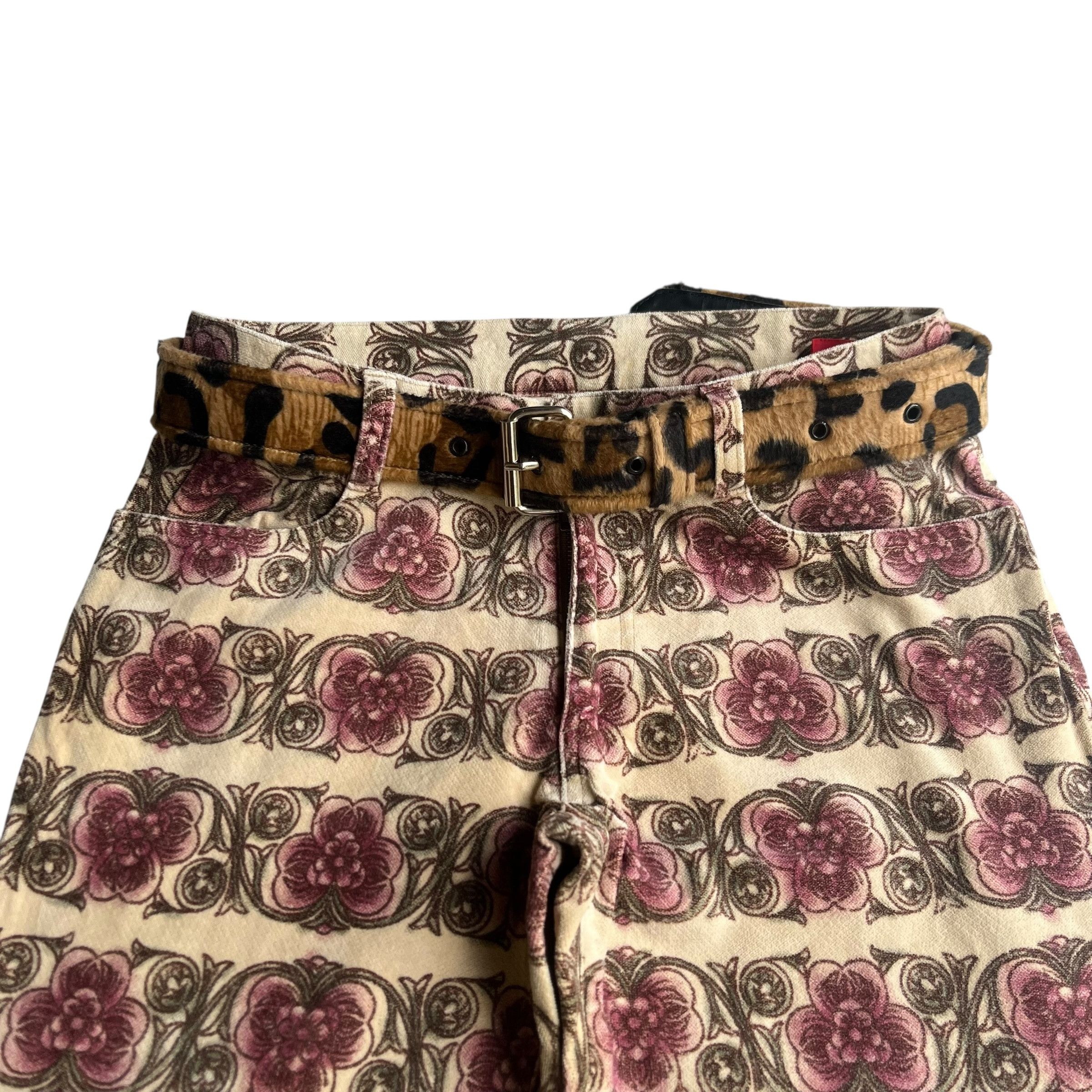 Japanese Brand Algonquins Floral Printed Hysteric Style Size US 28 / EU 44 - 2 Thumbnail