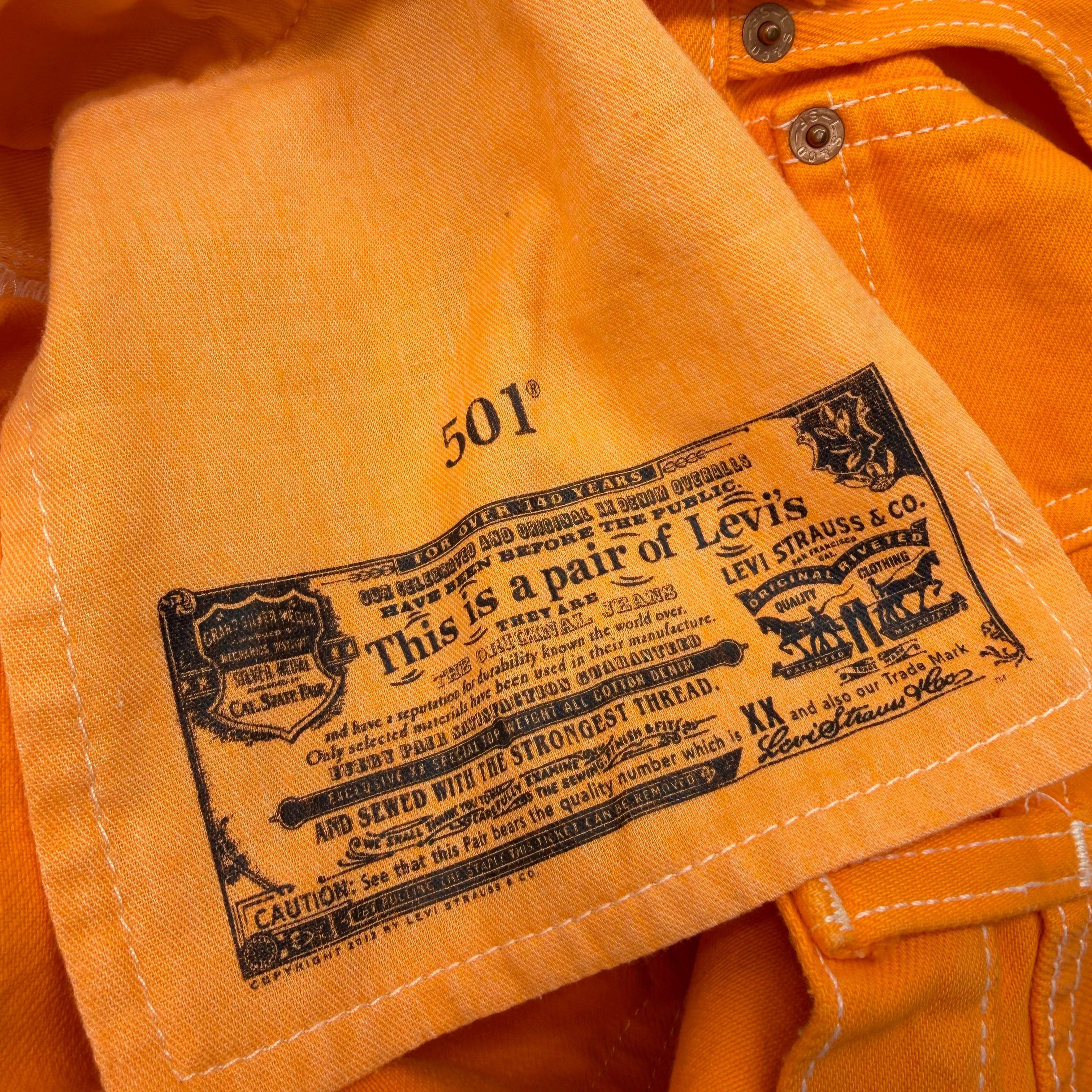 Gallery Dept. Gallery Dept. La Flare Orange Jeans 33 Size US 33 - 9 Thumbnail