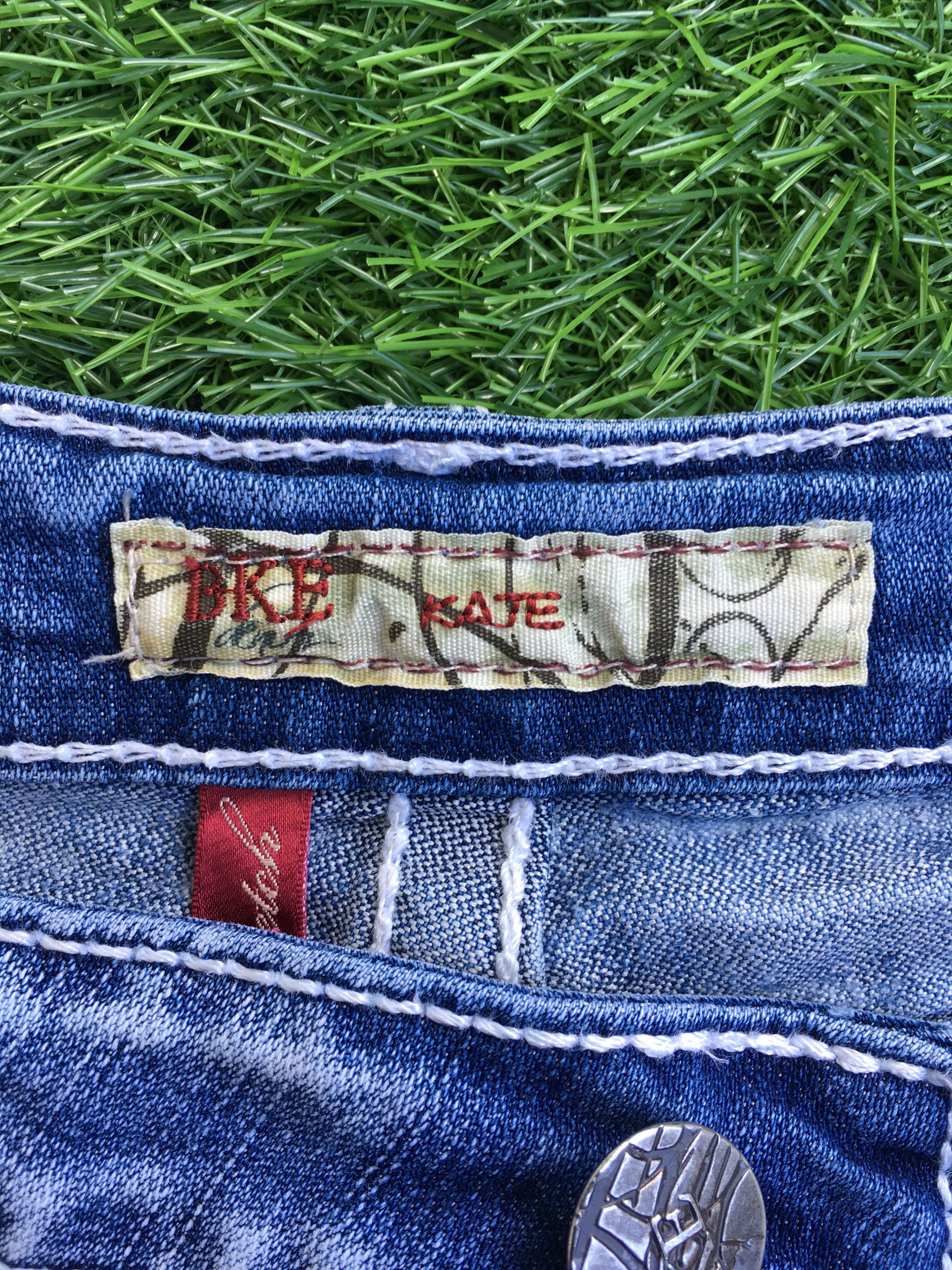 Designer × Jean BKE Denim Low Rise Bootcut Jeans D-1092 Size US 33 - 10 Thumbnail