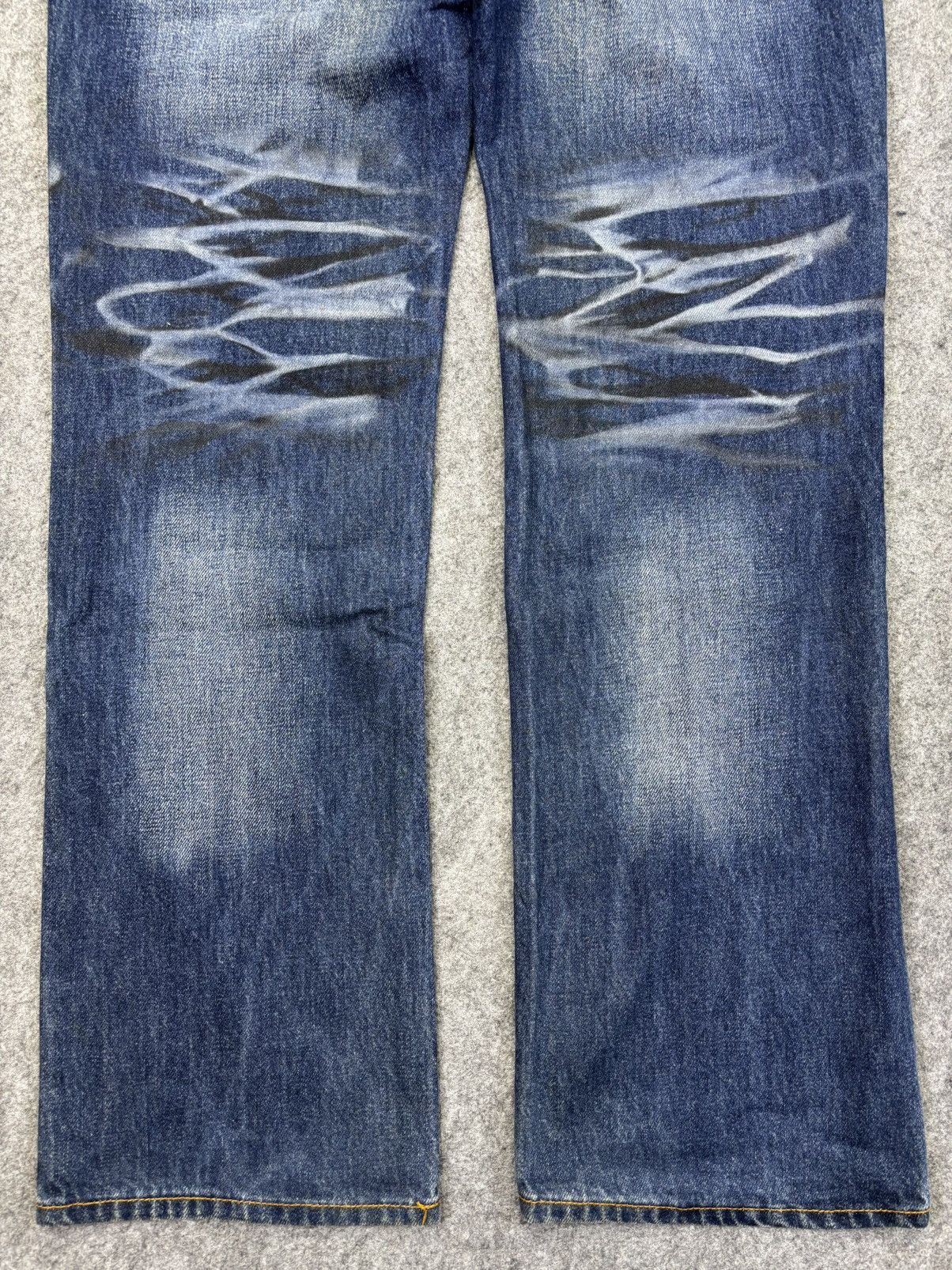 Japanese Brand 💥Artisanal💥LGarage Raw Fades Style Denim F957 Size US 33 - 9 Thumbnail