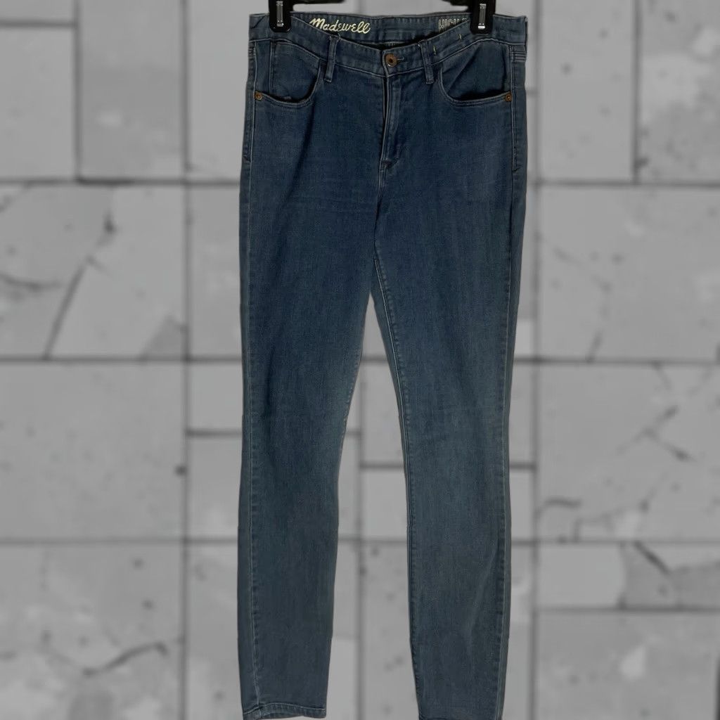 Madewell Madewell Jeans Womens 28x32 Blue High Riser Cotton Blend Size 28" / US 6 / IT 42 - 1 Thumbnail