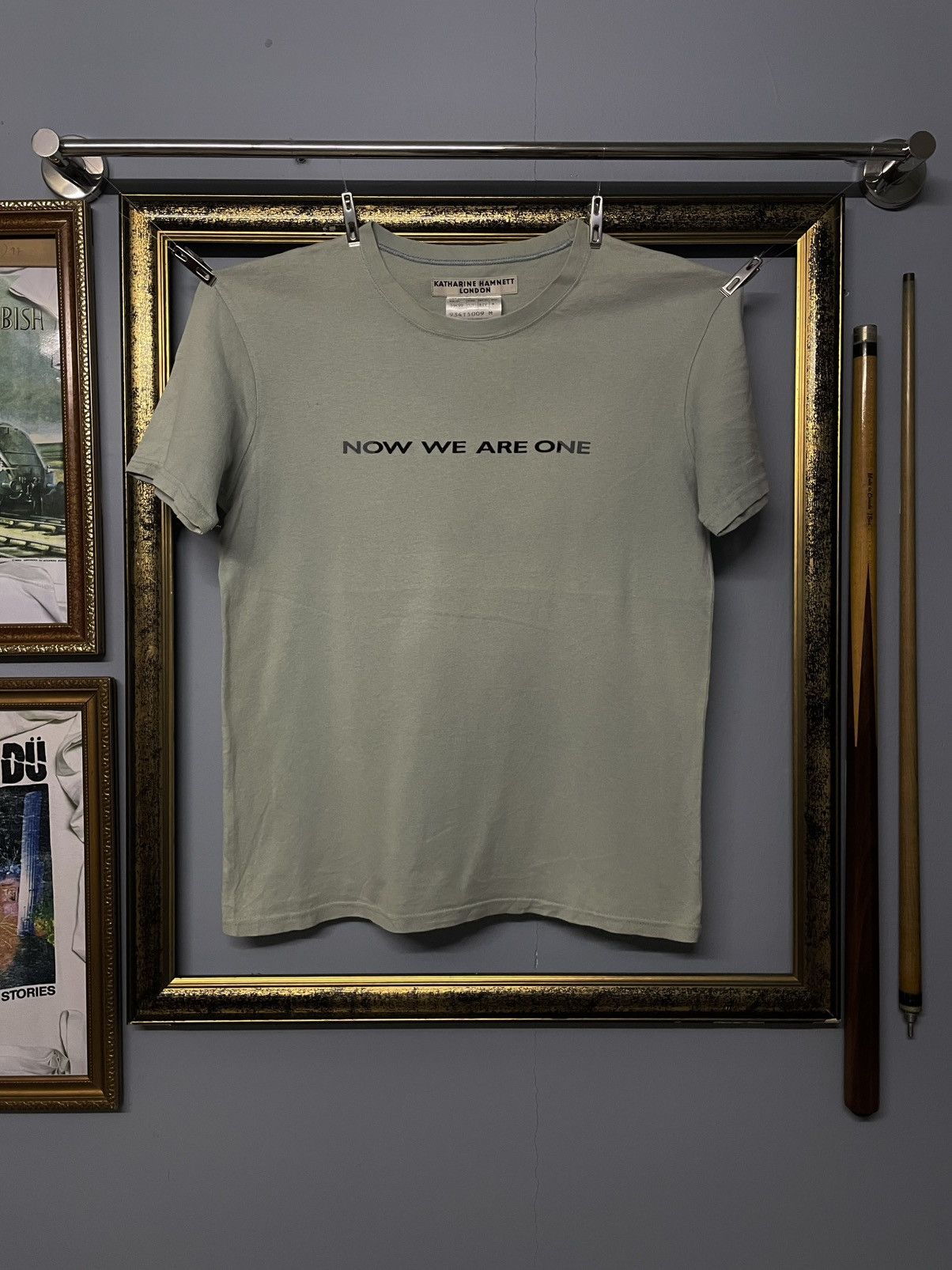 Designer × Katharine Hamnett London Vintage 1990s Designer Katharine Hamnett Now We Are One Tee Size US S / EU 44-46 / 1 - 1 Thumbnail