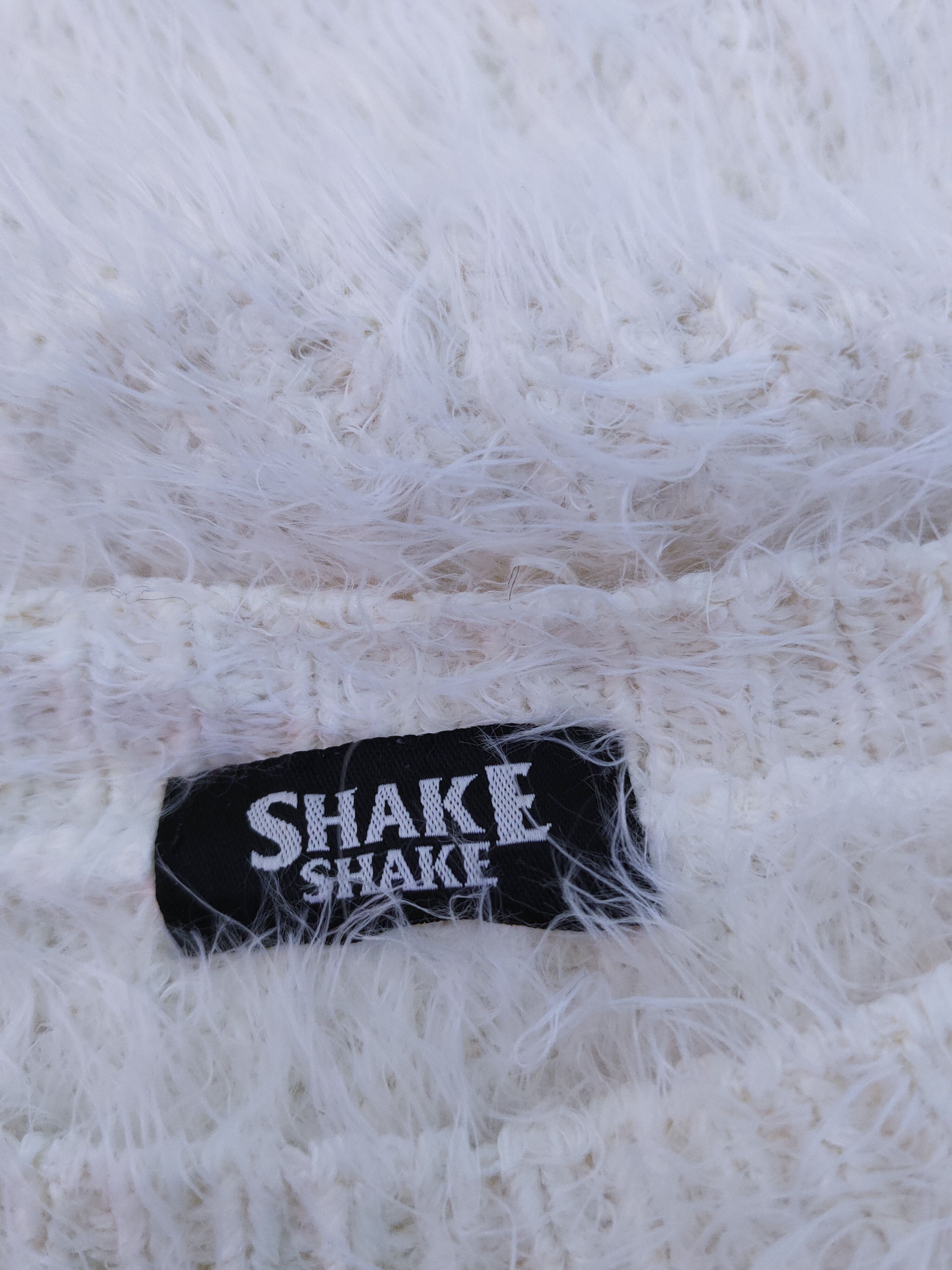 Homespun Knitwear Shake Shake Ivory Shag Shaggy Fur Mohair Knitwear #S1927 Size S / US 4 / IT 40 - 12 Thumbnail