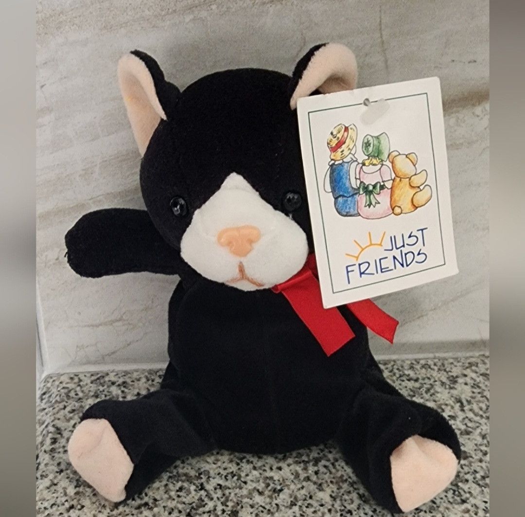 Unknown London NWT Vintage Chosun IT'L Inc Black Cat Plush 1997 6" Size ONE SIZE - 1 Thumbnail
