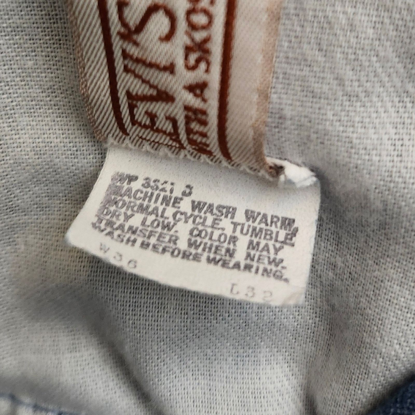Levi's 80s Vintage Levi's 549 Orange Tab Denim Jeans, Size 36x32 Size US 36 / EU 52 - 8 Thumbnail