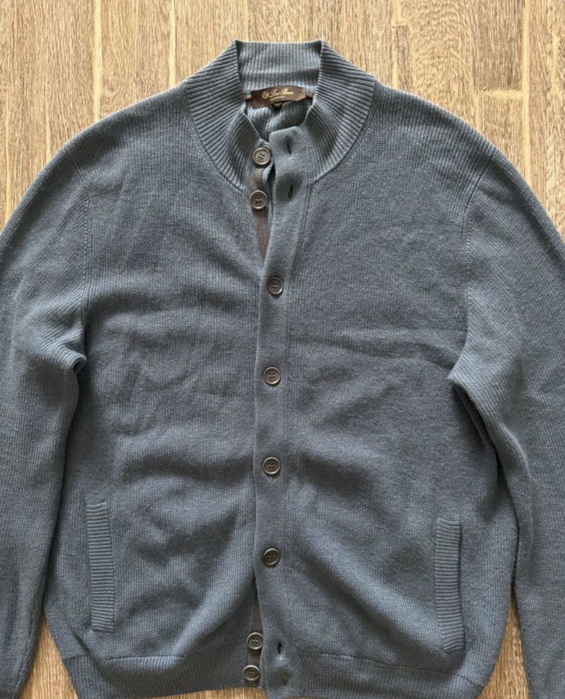 Loro Piana Loro Piana Cashmere Silk Button Detail Cardigan Sweater Size US M / EU 48-50 / 2 - 2 Thumbnail