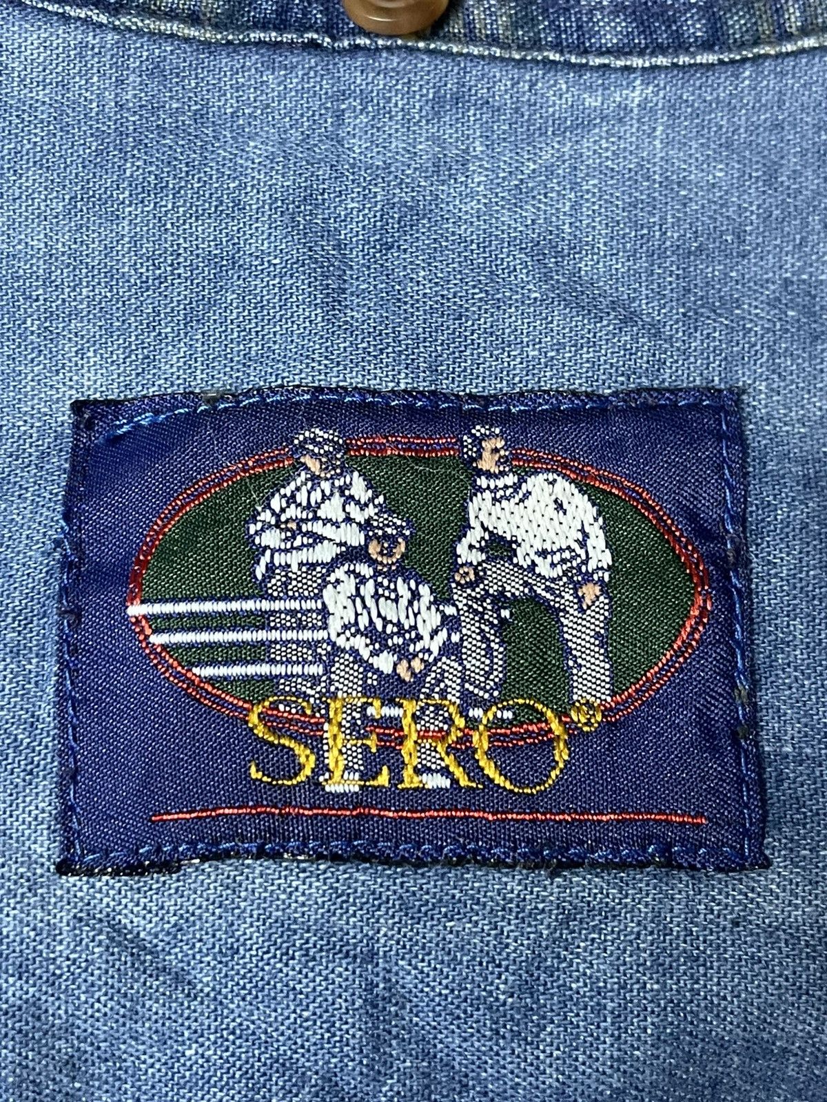 Japanese Brand × Vintage Vintage SERO Patchwork Denim Button Up Shirt(83) Size US S / EU 44-46 / 1 - 6 Thumbnail