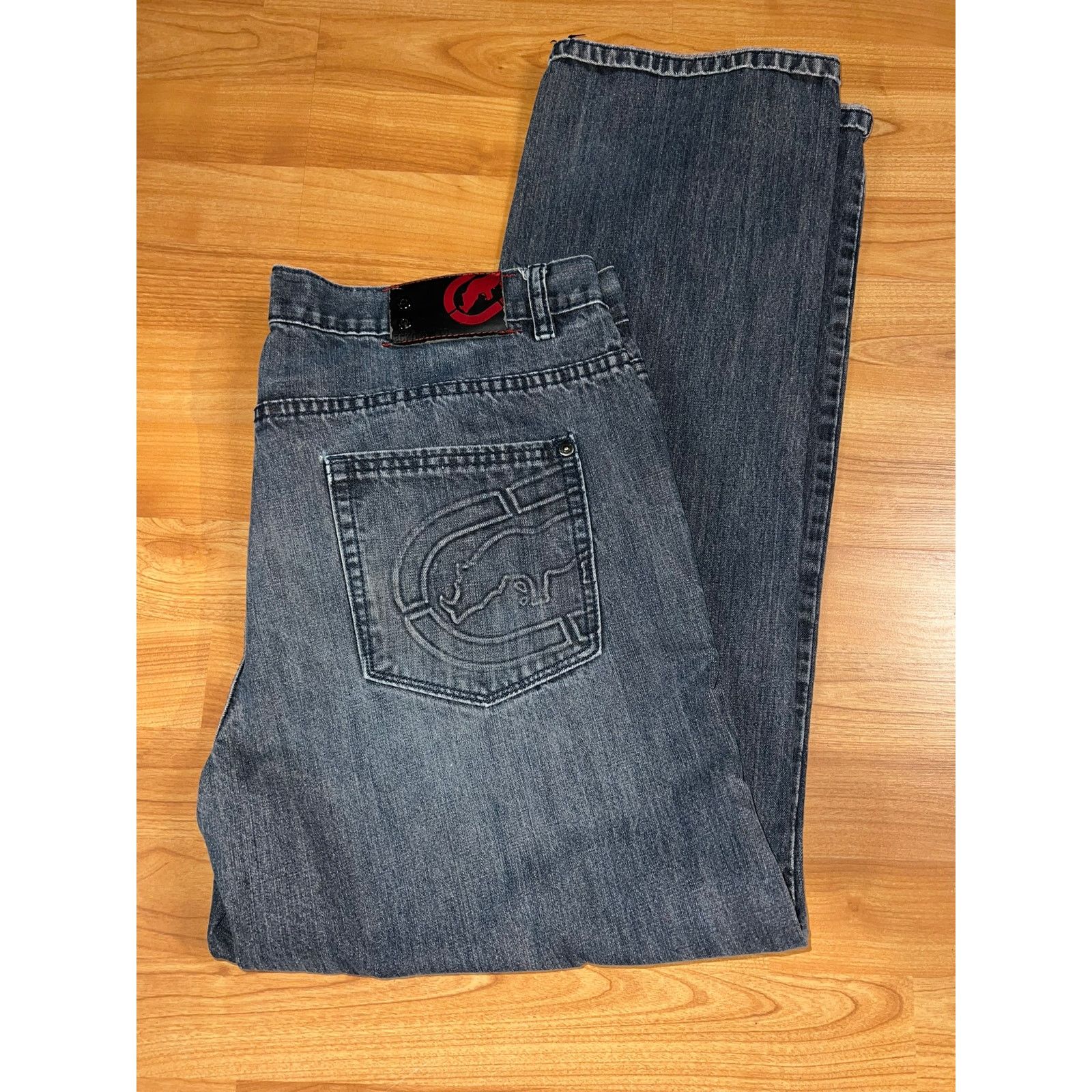 Ecko Unltd. Ecko Unltd Jeans Unlimited Pants Bottoms Baggy Logo Denim 38 Size US 38 / EU 54 - 1 Thumbnail